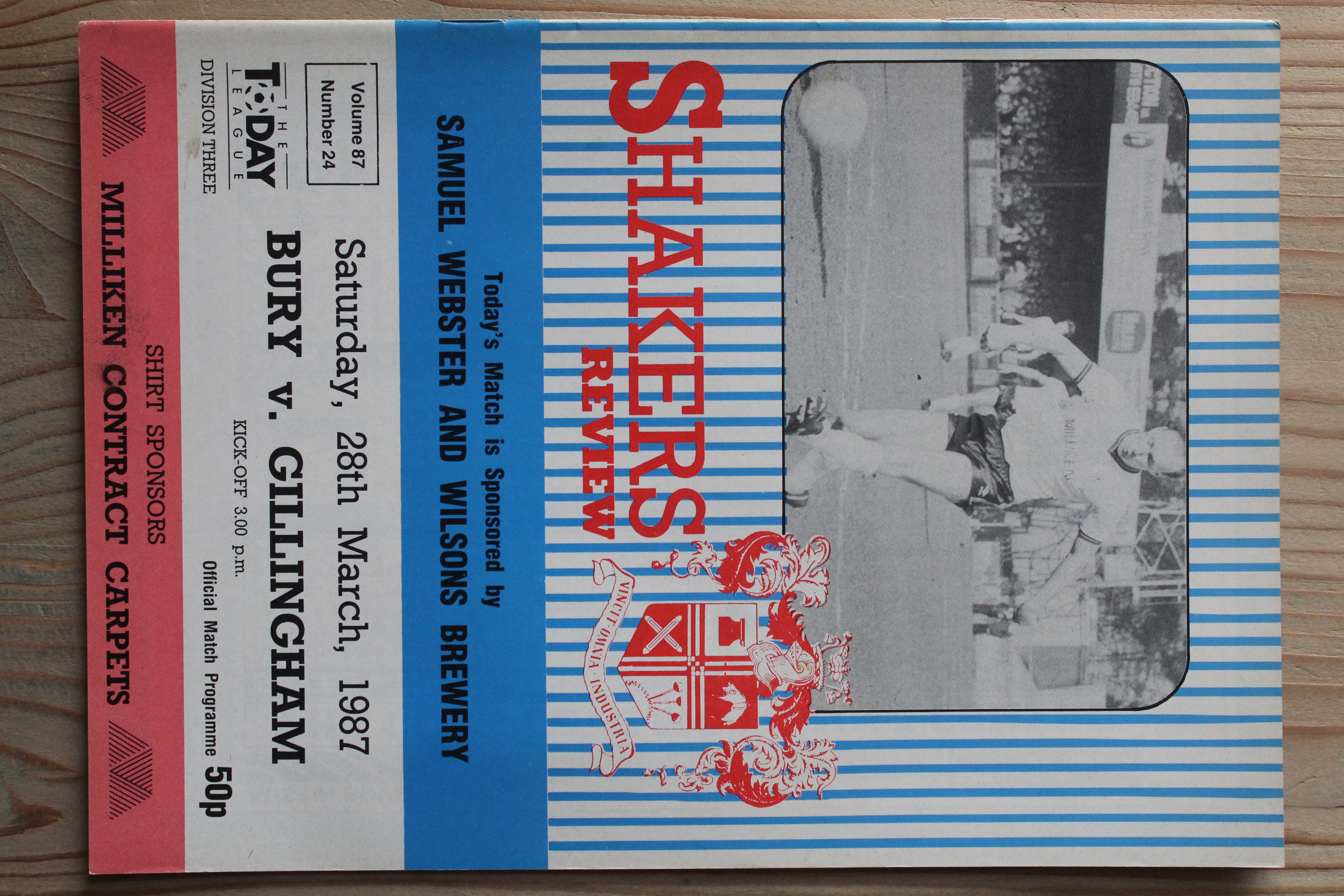 Bury FC v Gillingham FC