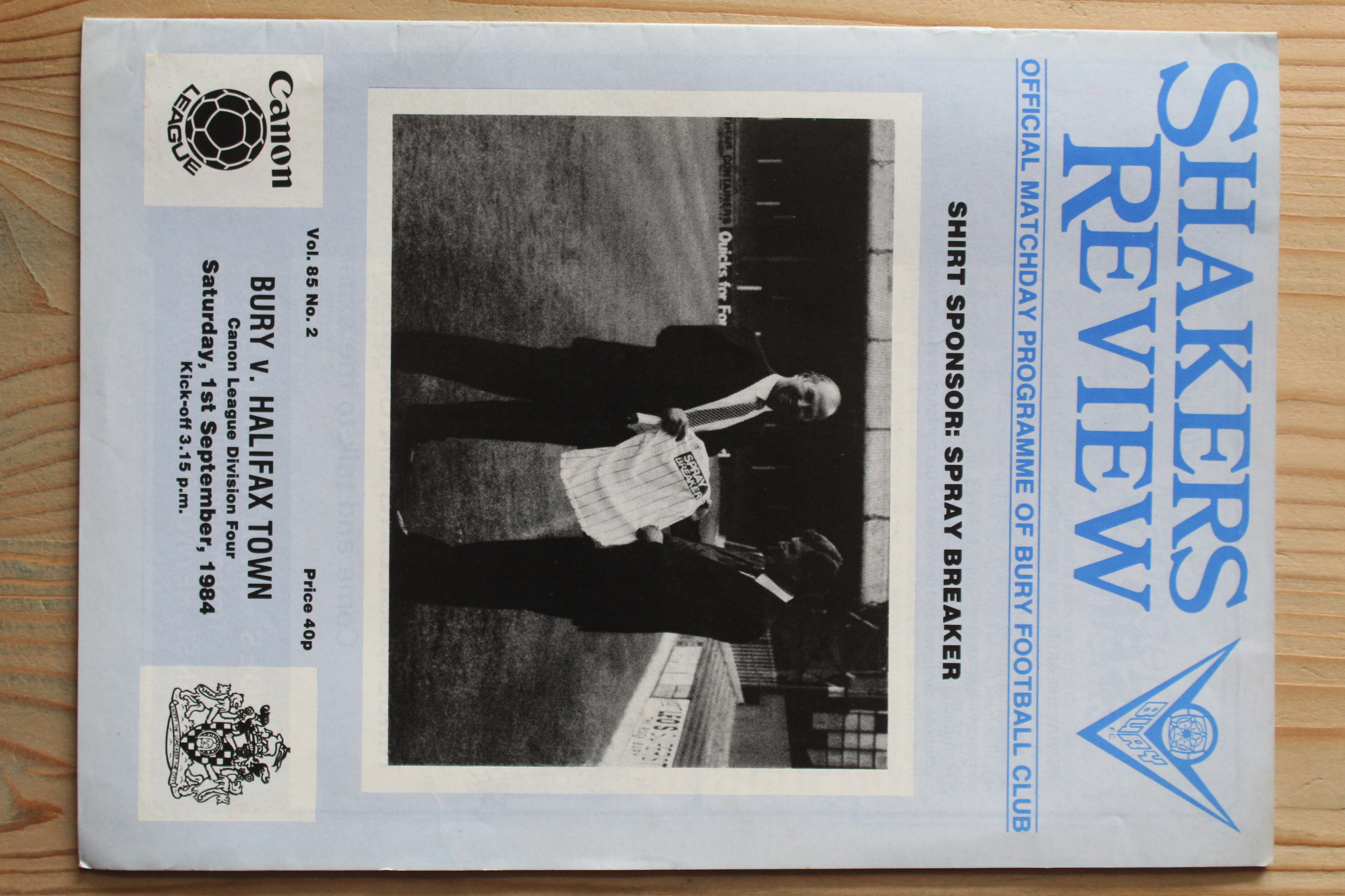 Bury FC v Halifax Town A.F.C