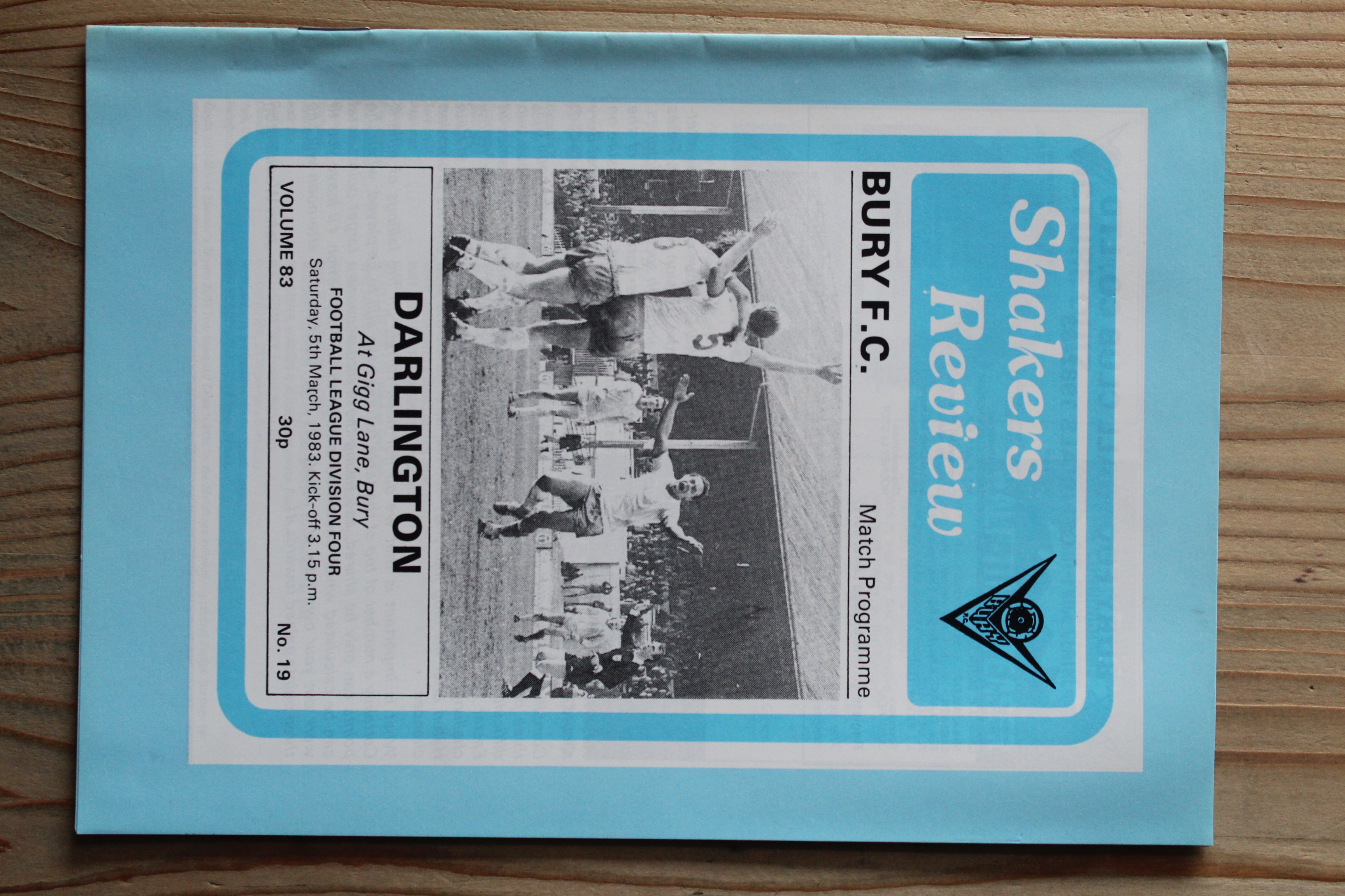 Bury FC v Darlington FC