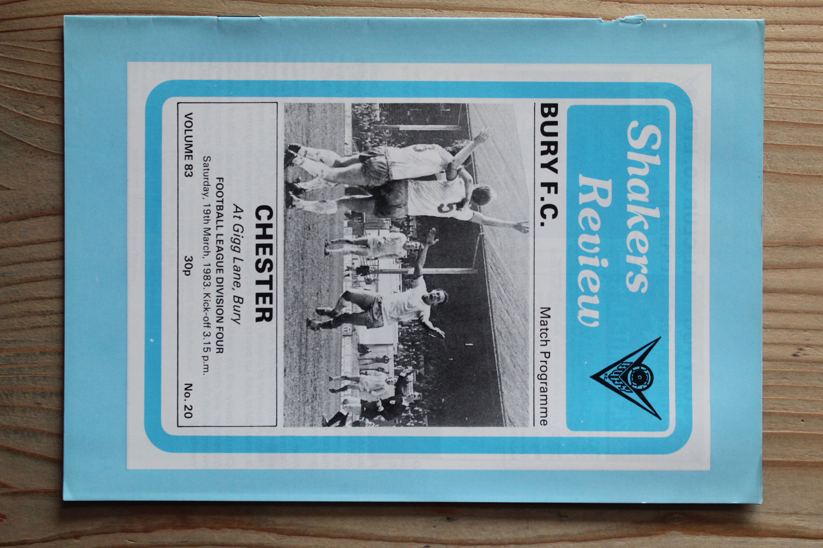 Bury FC v Chester City FC