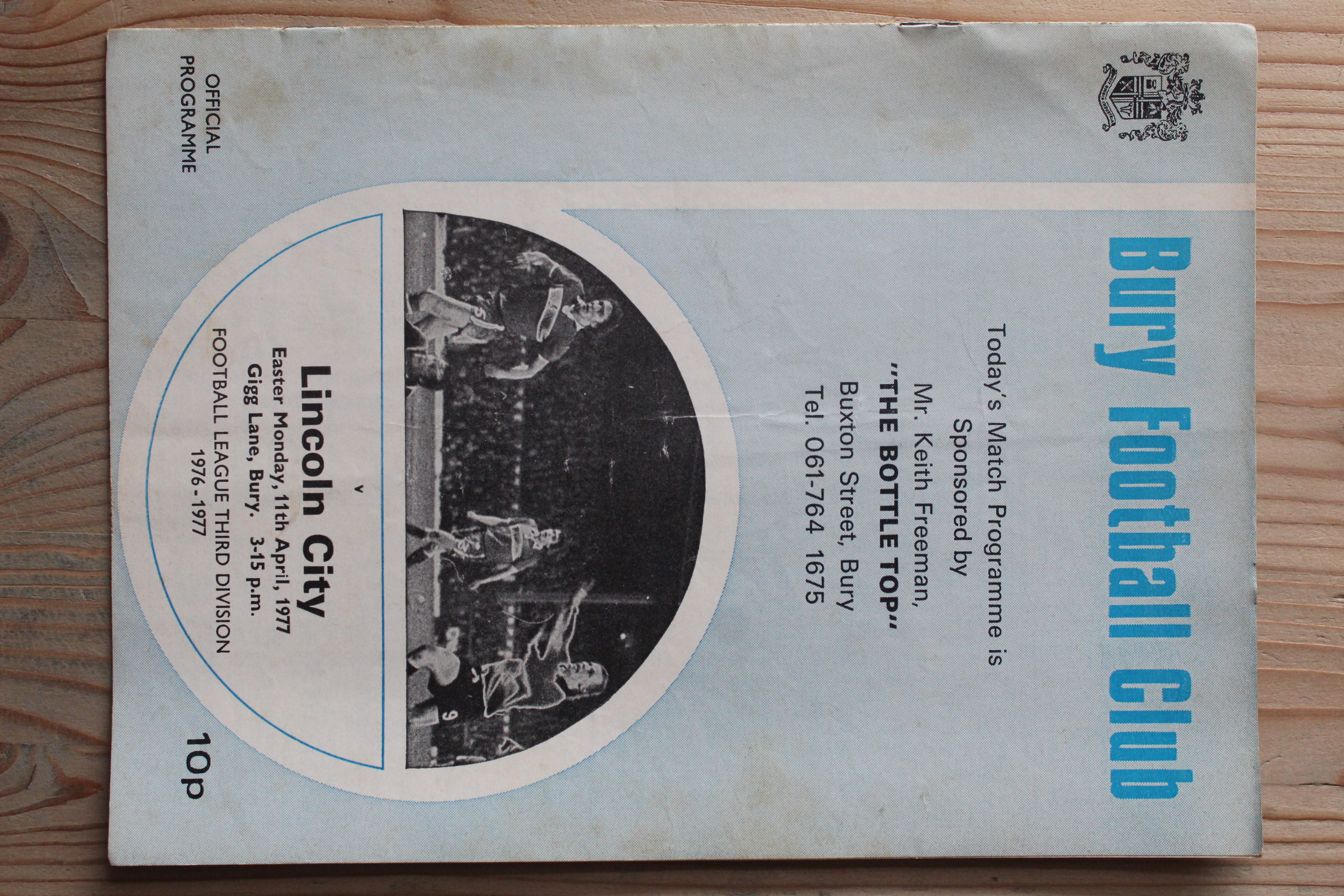 Bury FC v Lincoln City FC