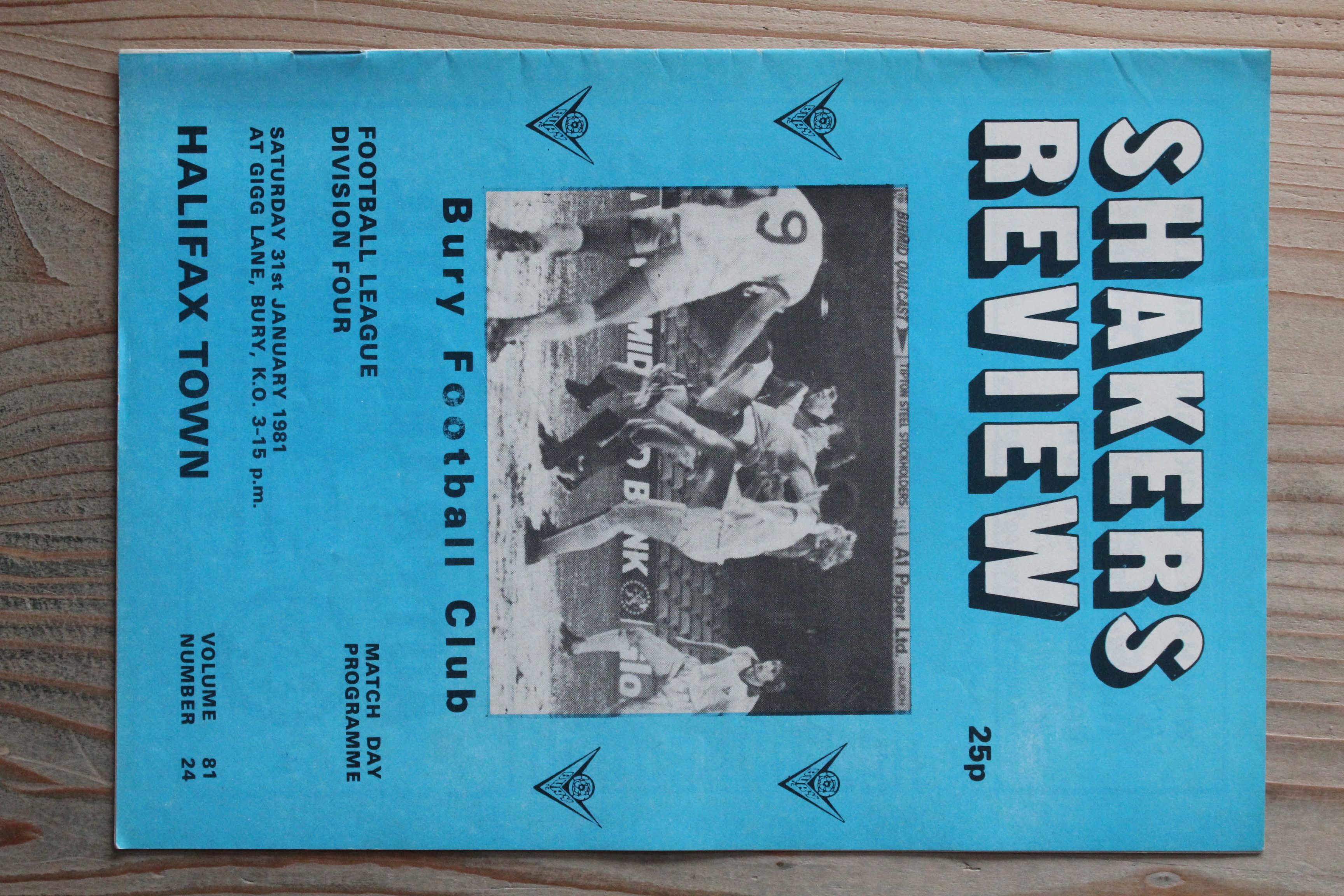 Bury FC v Halifax Town A.F.C