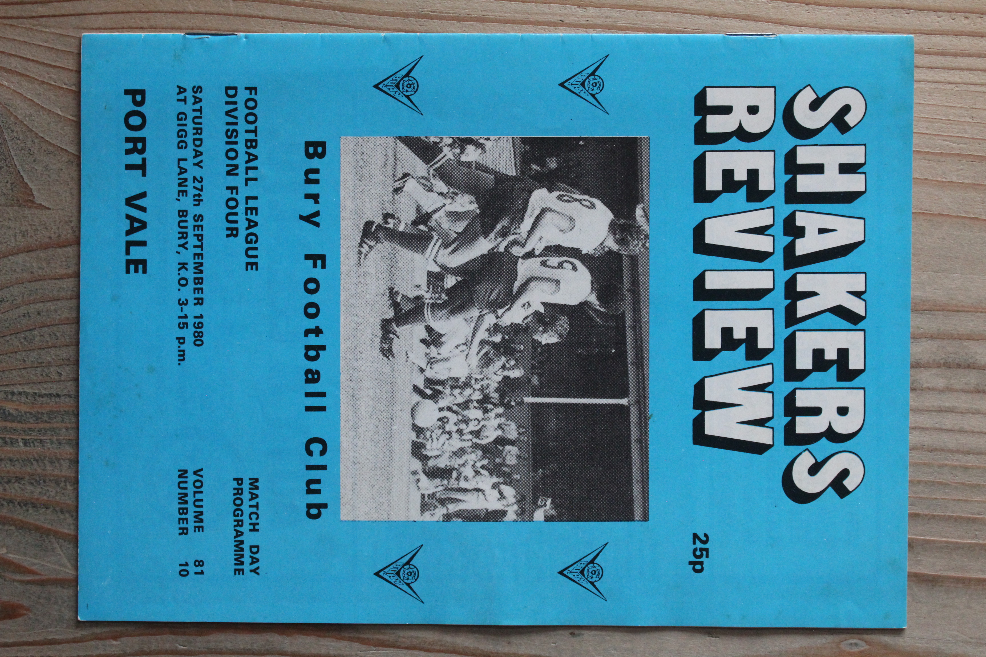 Bury FC v Port Vale FC