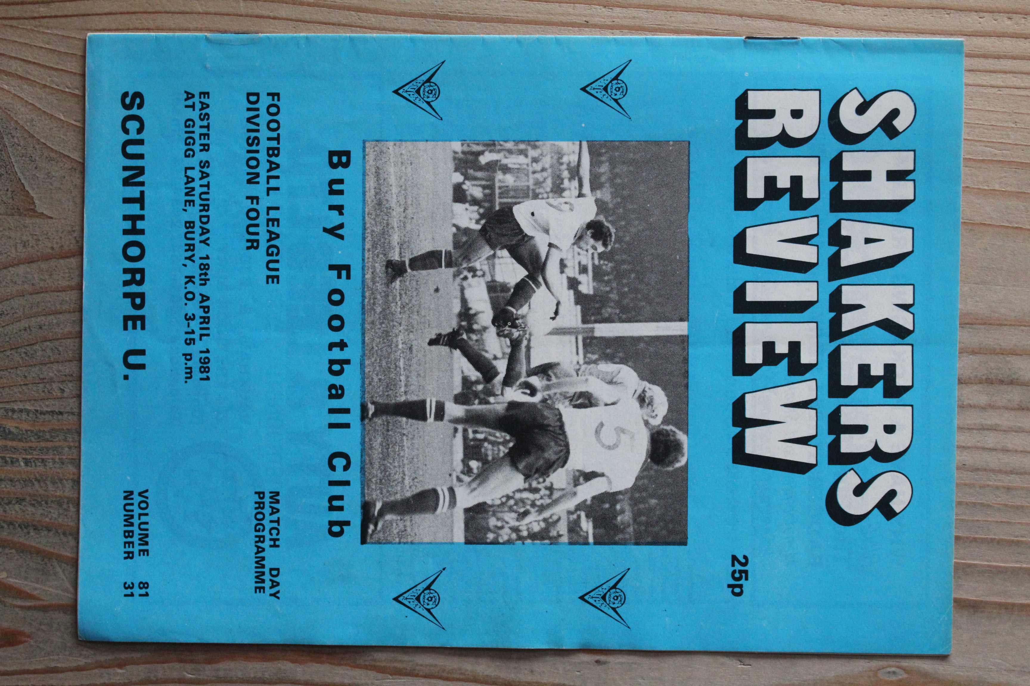 Bury FC v Scunthorpe United FC