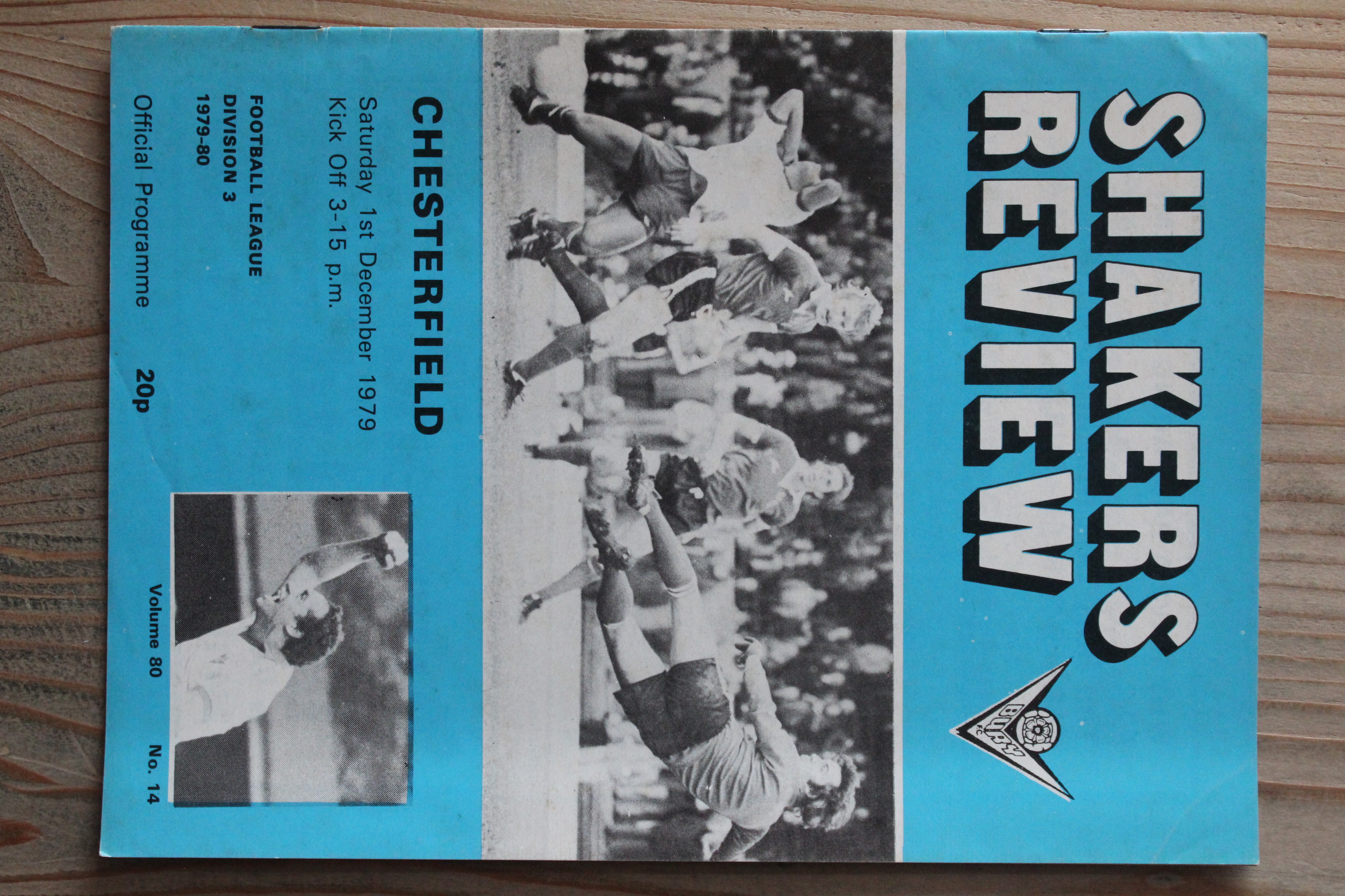 Bury FC v Chesterfield FC