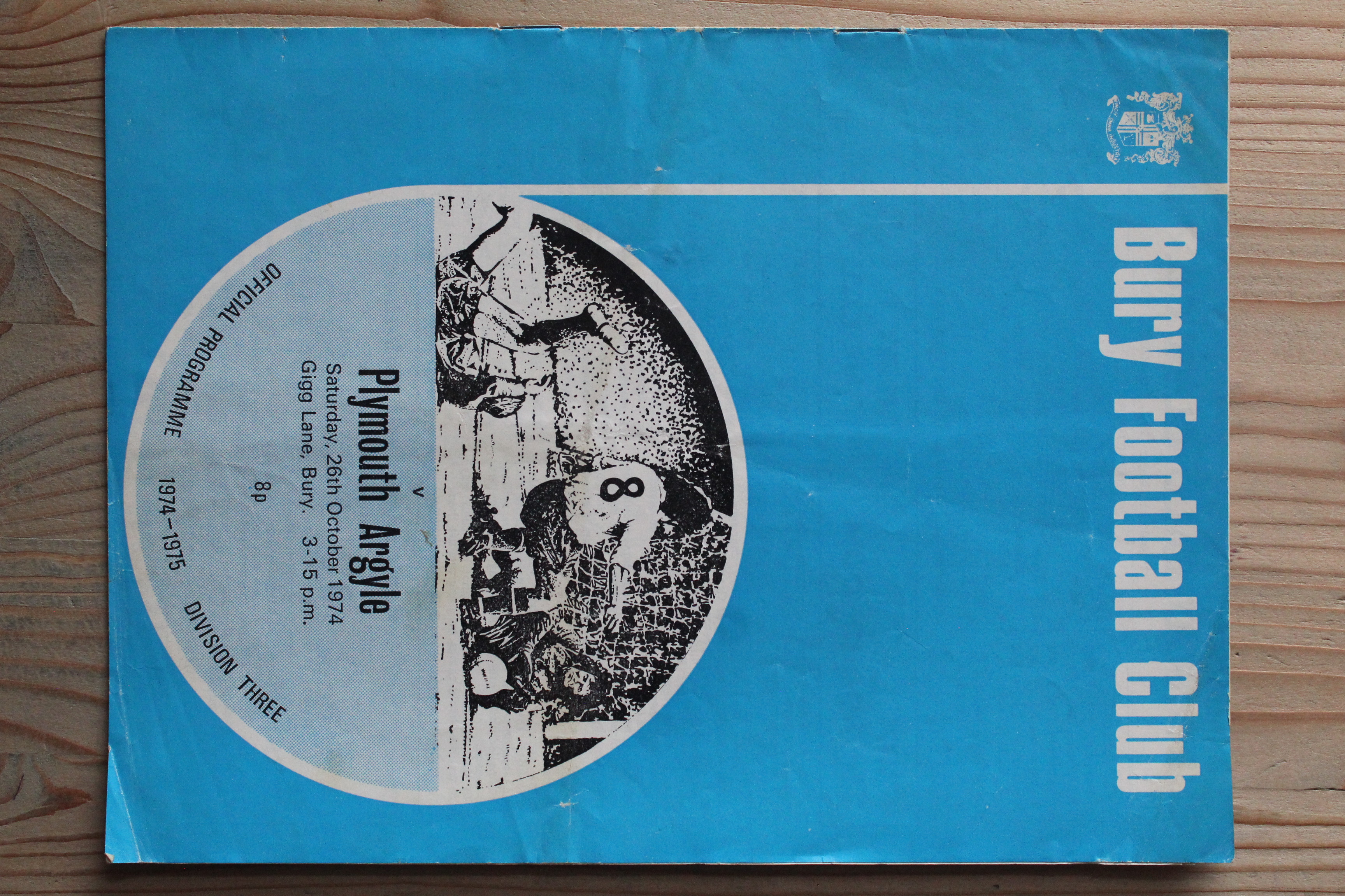 Bury FC v Plymouth Argyle FC