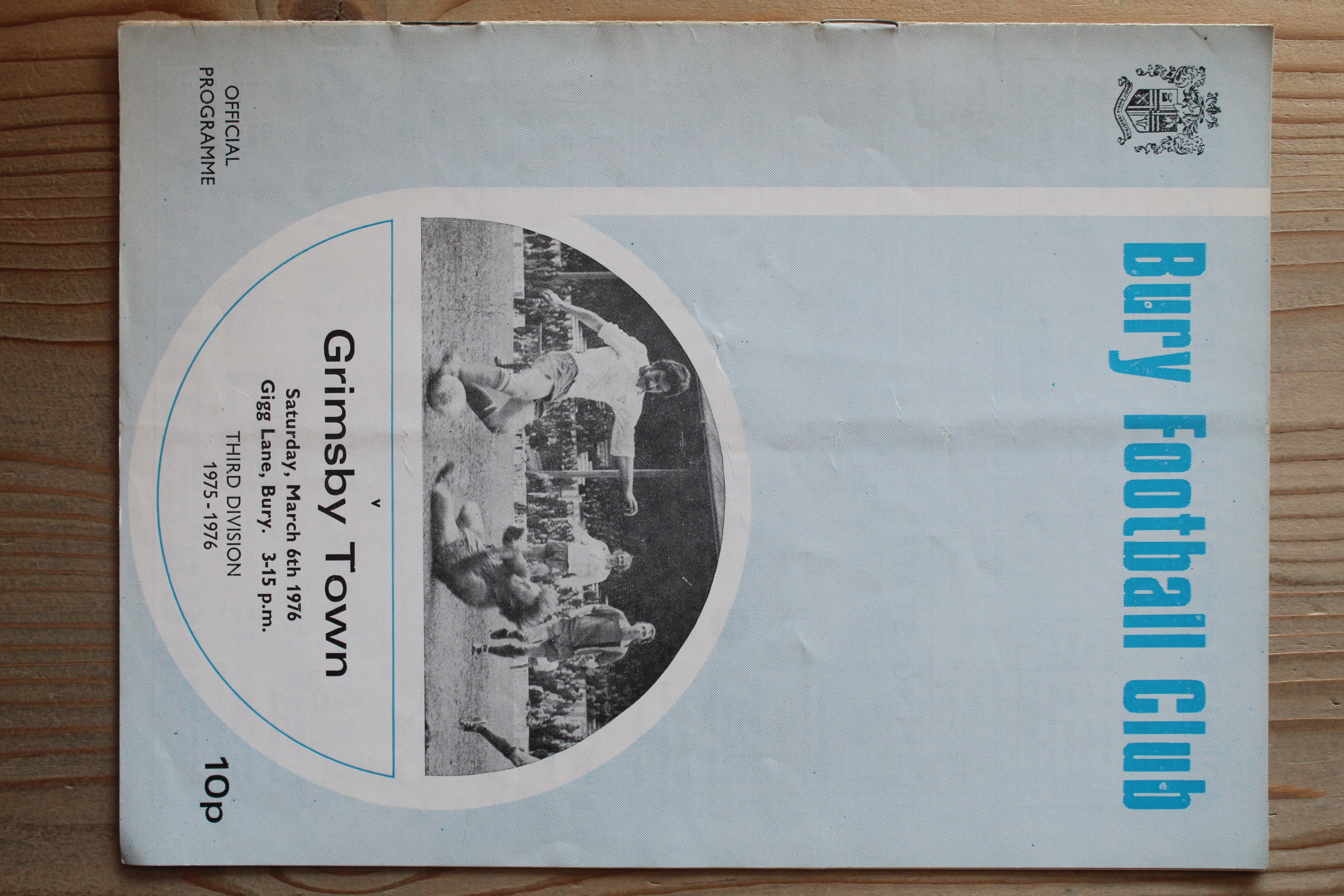 Bury FC v Grimsby Town FC