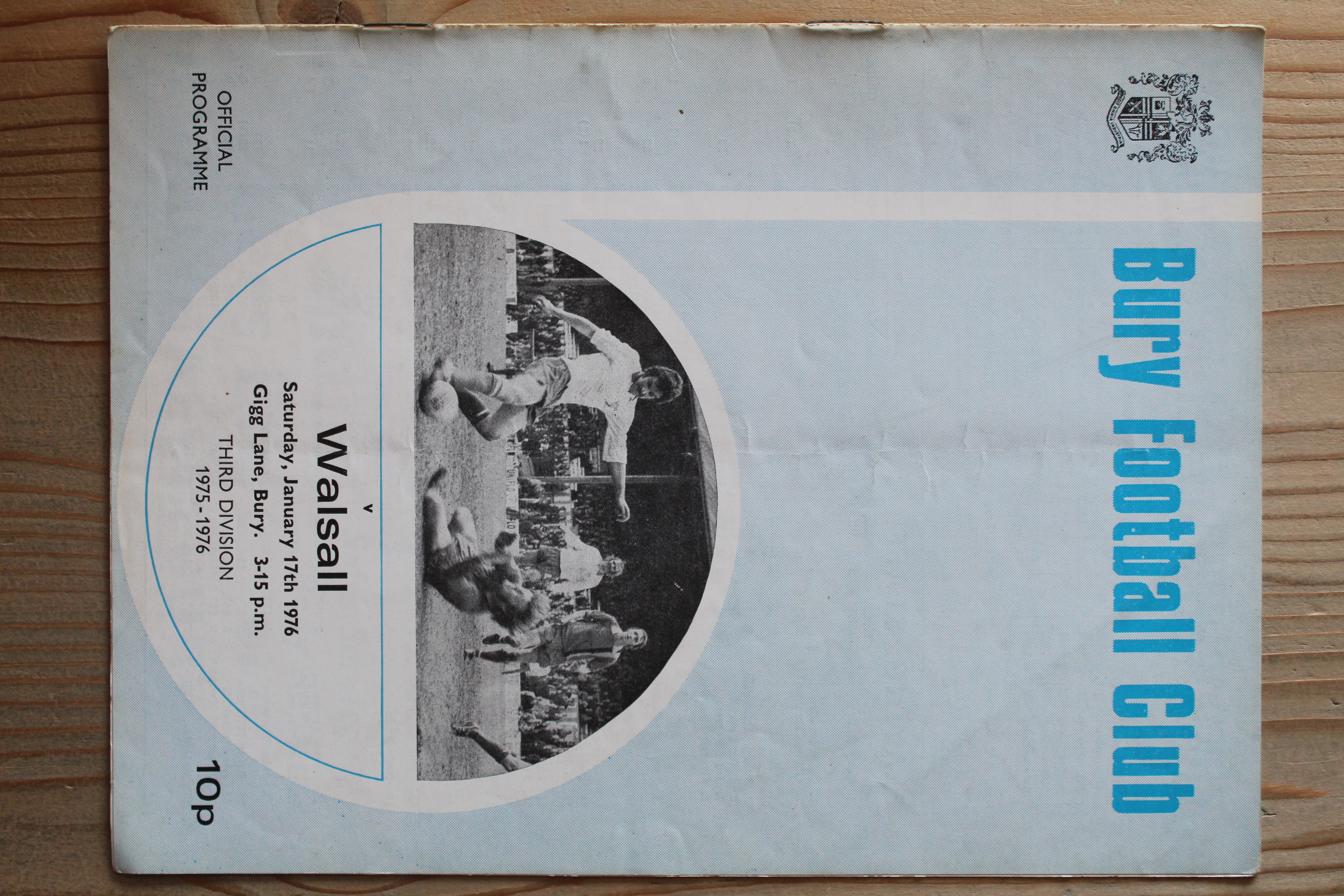 Bury FC v Walsall FC