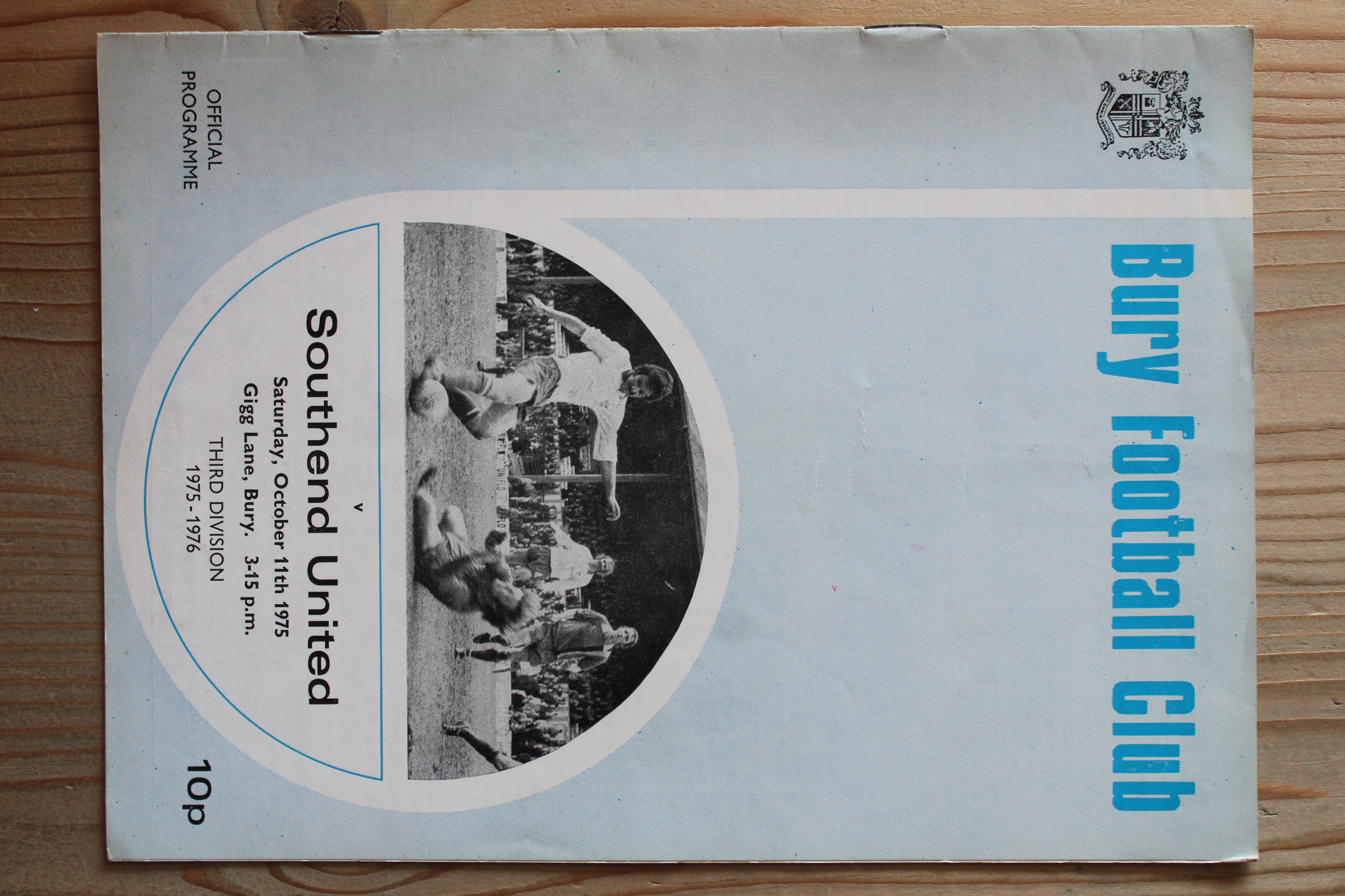 Bury FC v Southend United FC