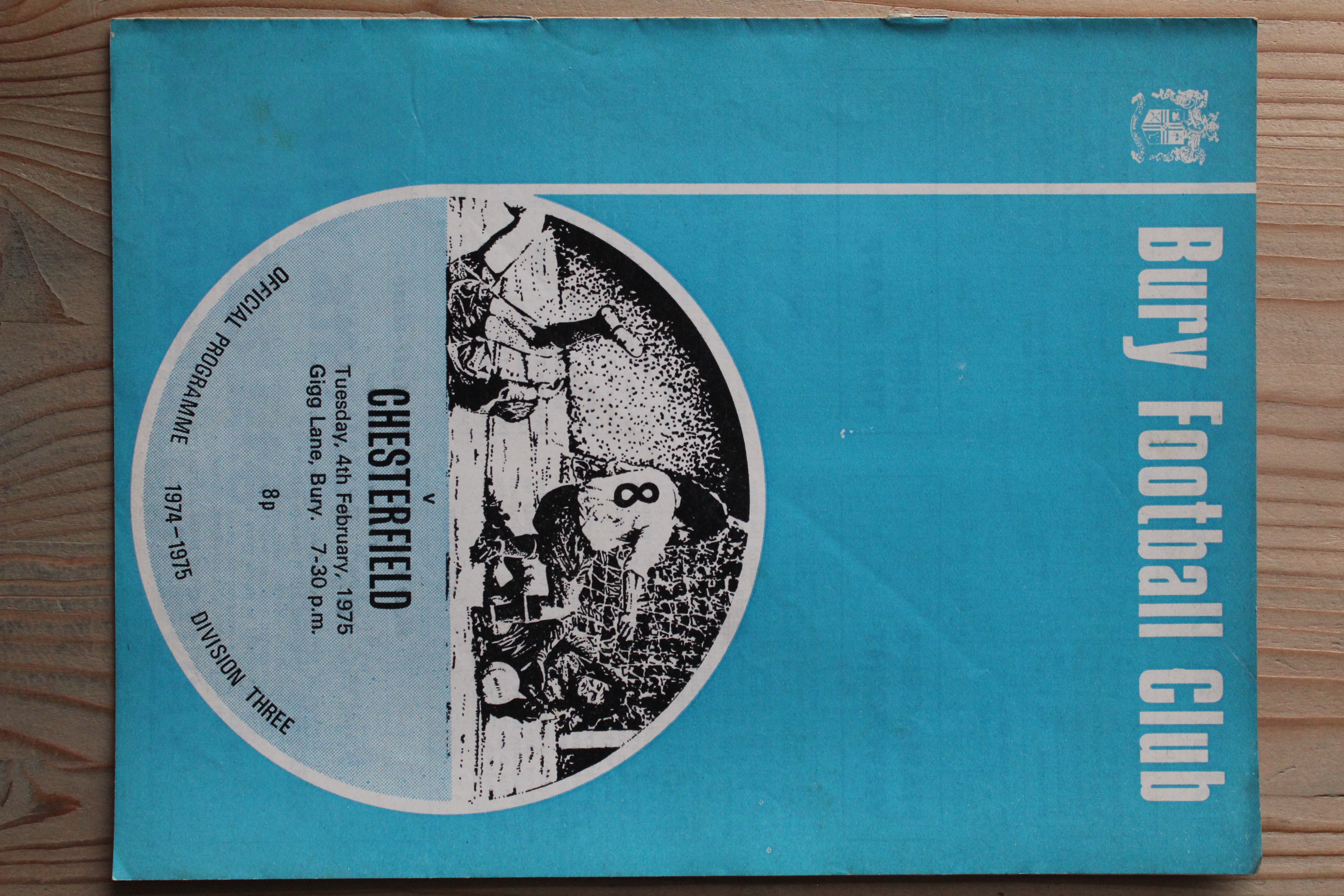 Bury FC v Chesterfield FC