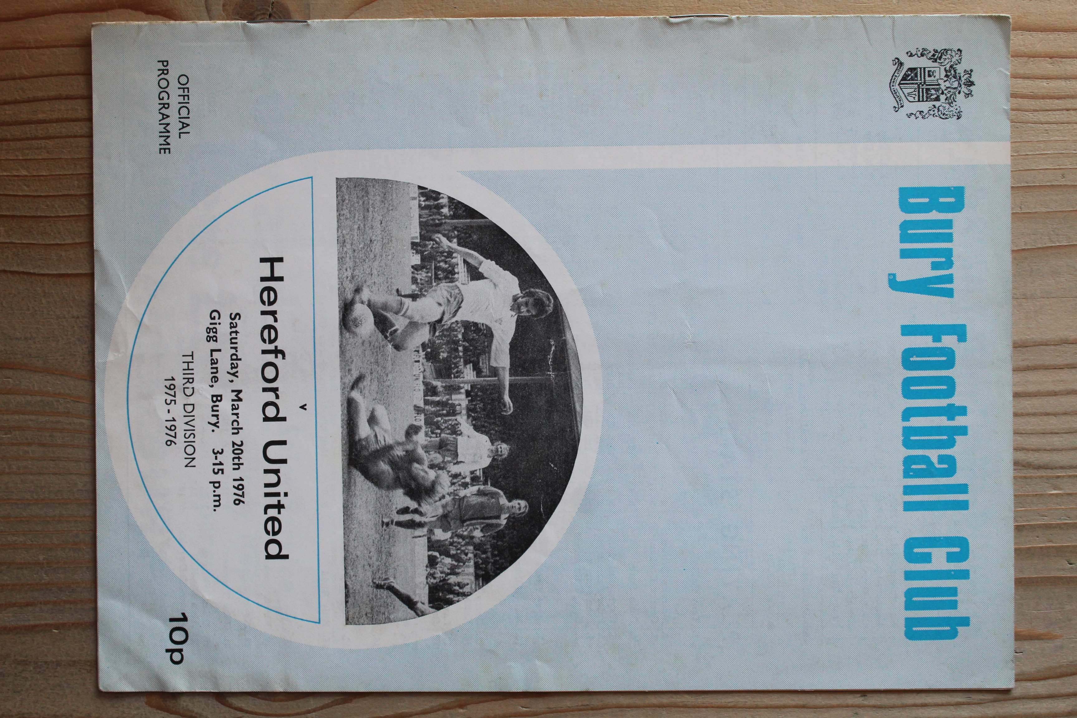 Bury FC v Hereford United