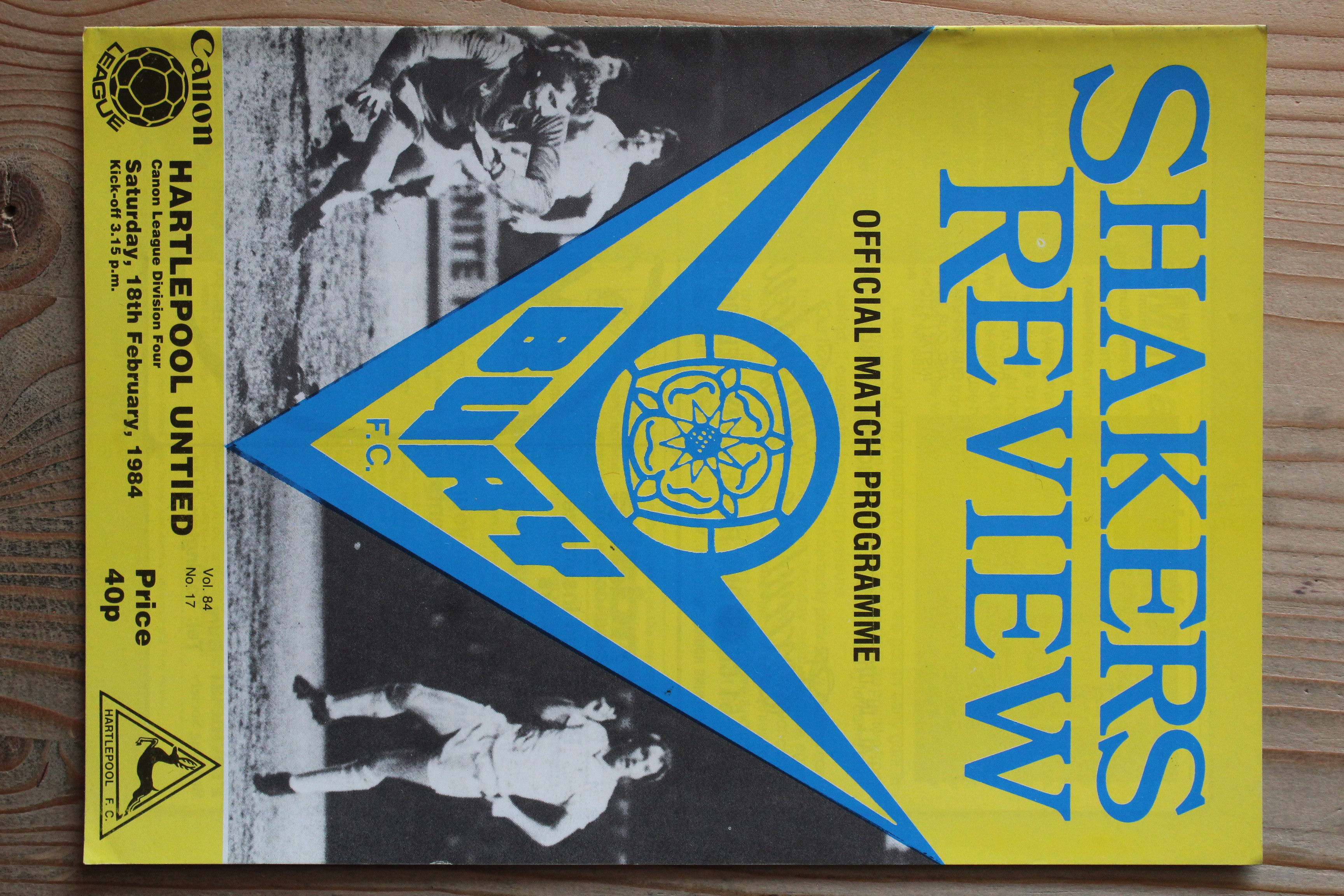 Bury FC v Hartlepool United