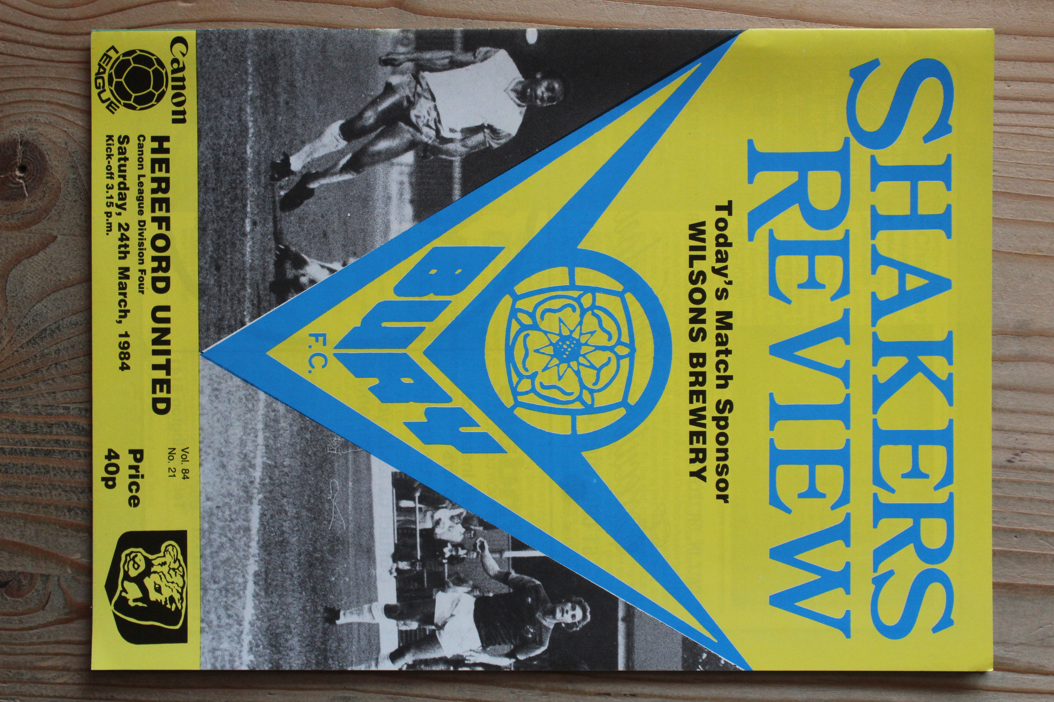 Bury FC v Hereford United