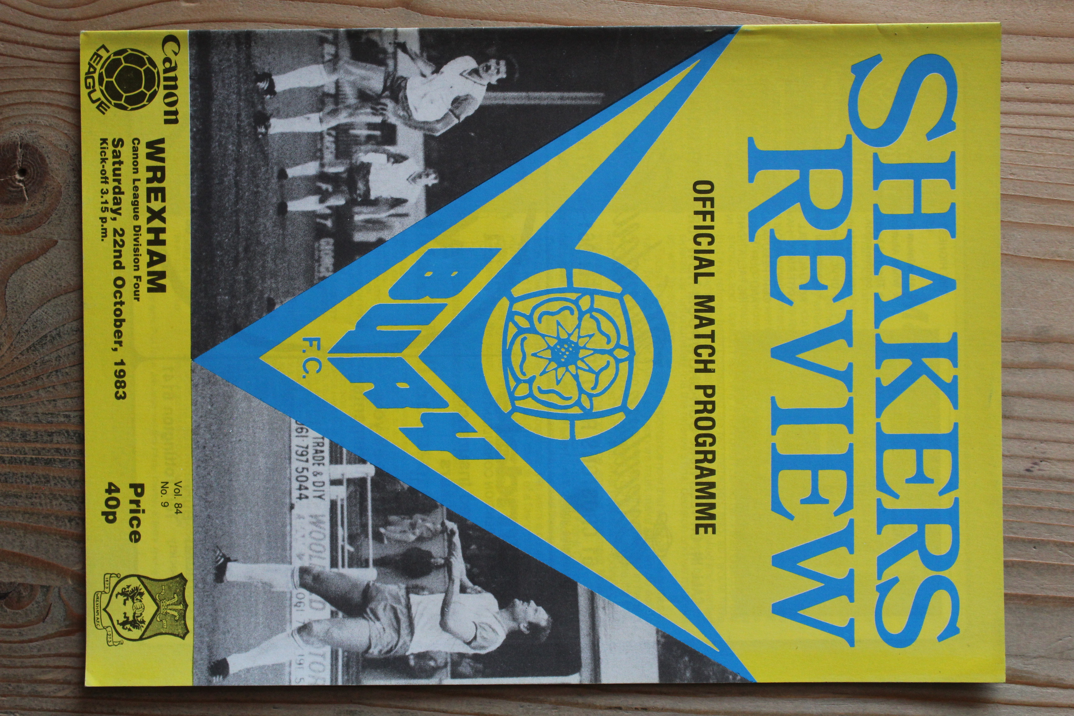 Bury FC v Wrexham FC