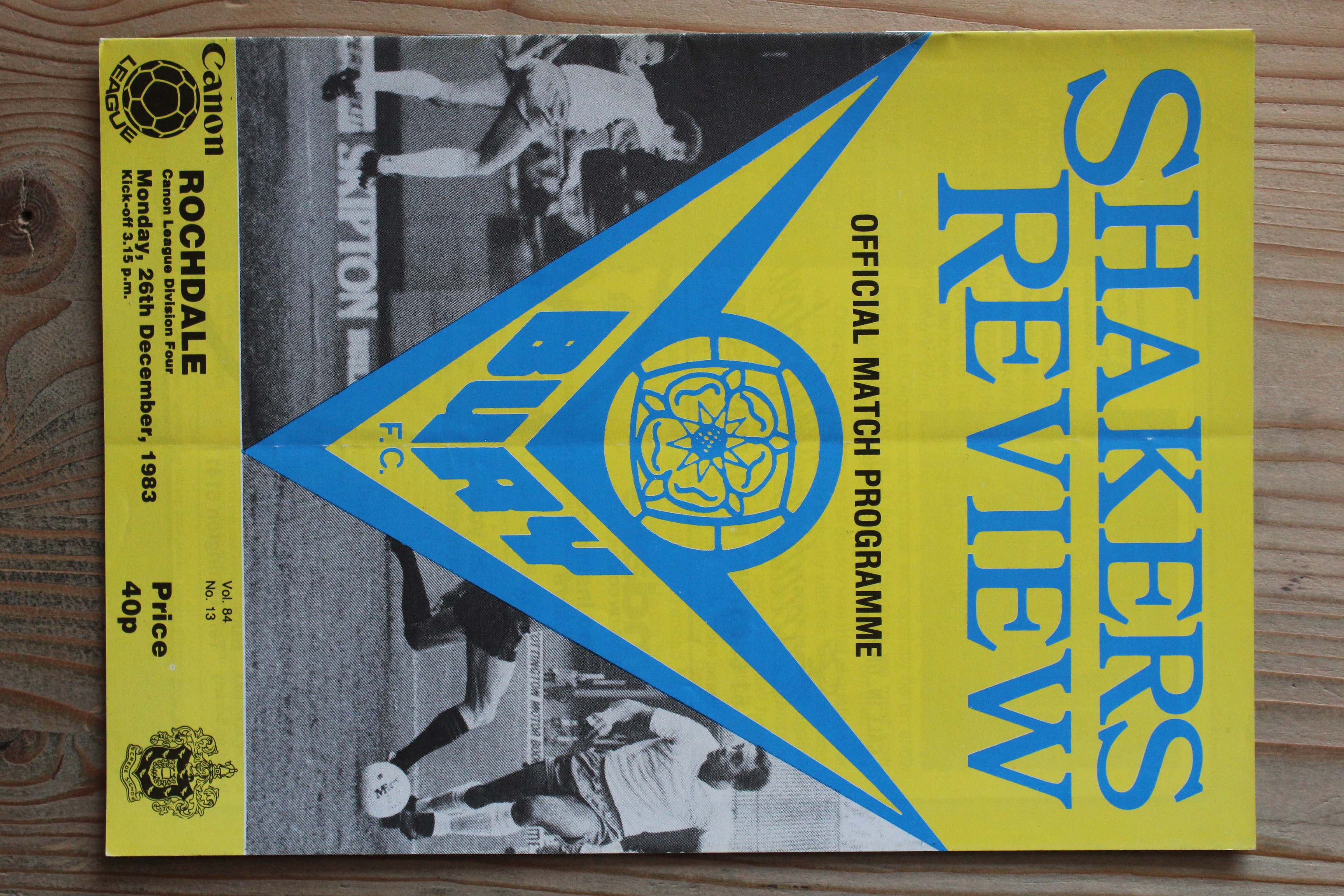 Bury FC v Rochdale FC