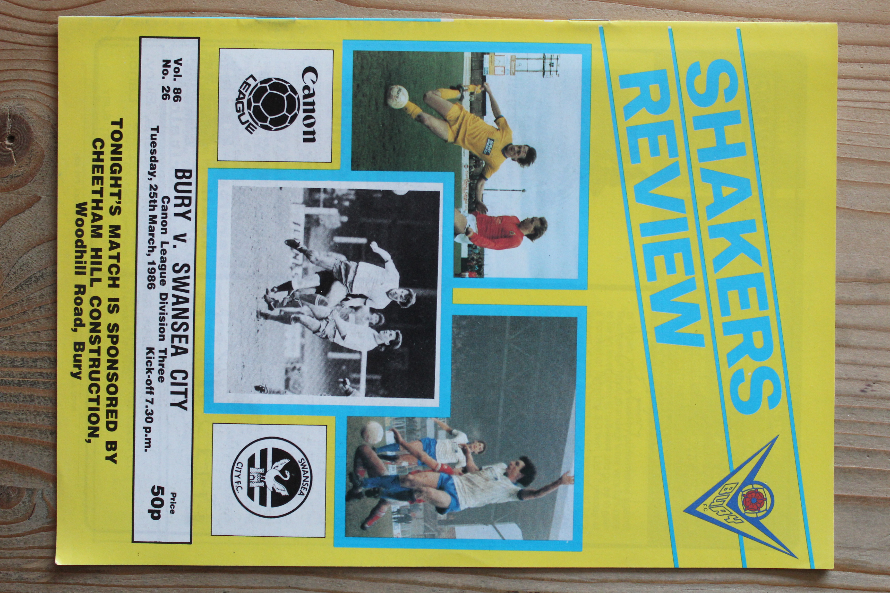 Bury FC v Swansea City FC