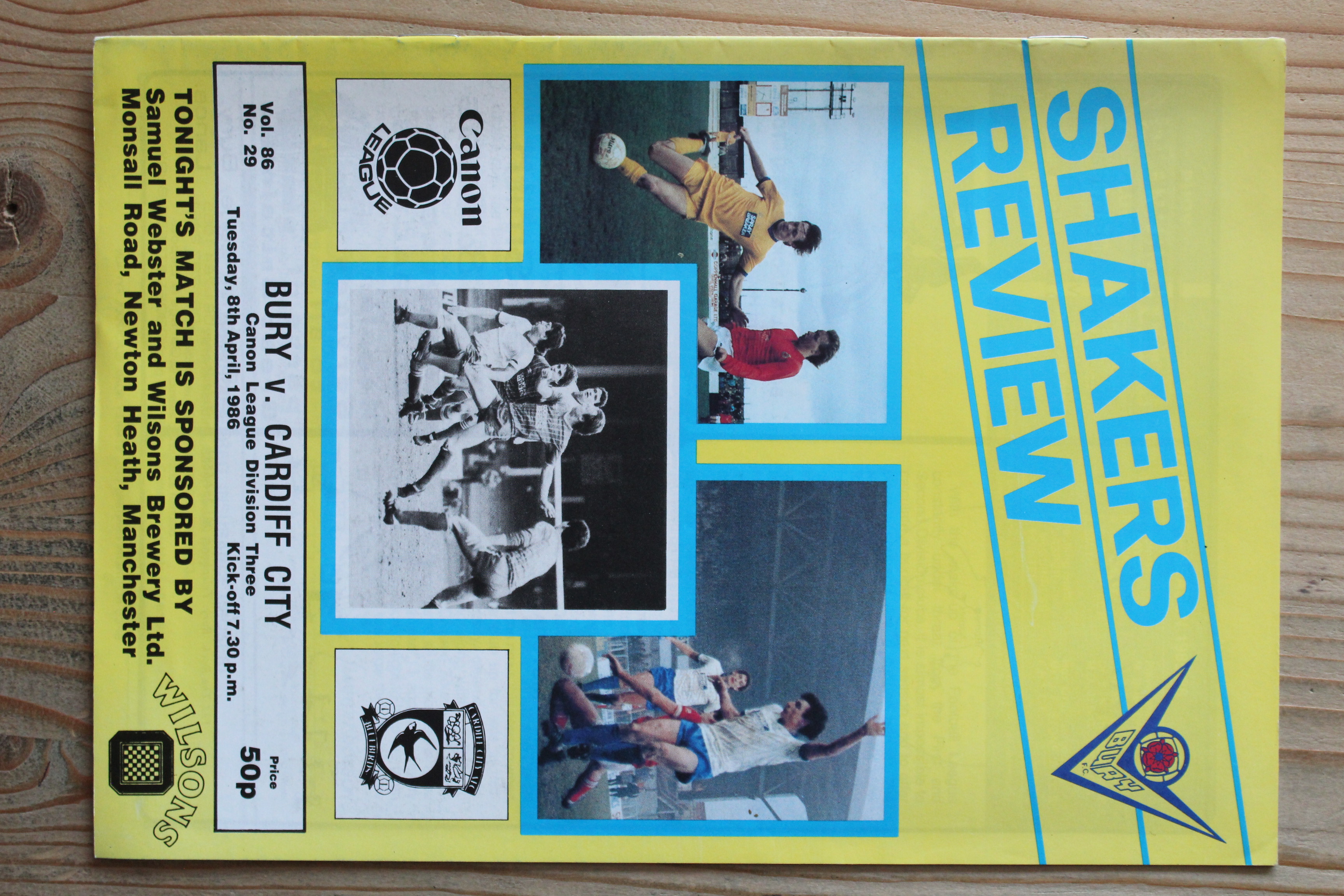 Bury FC v Cardiff City FC