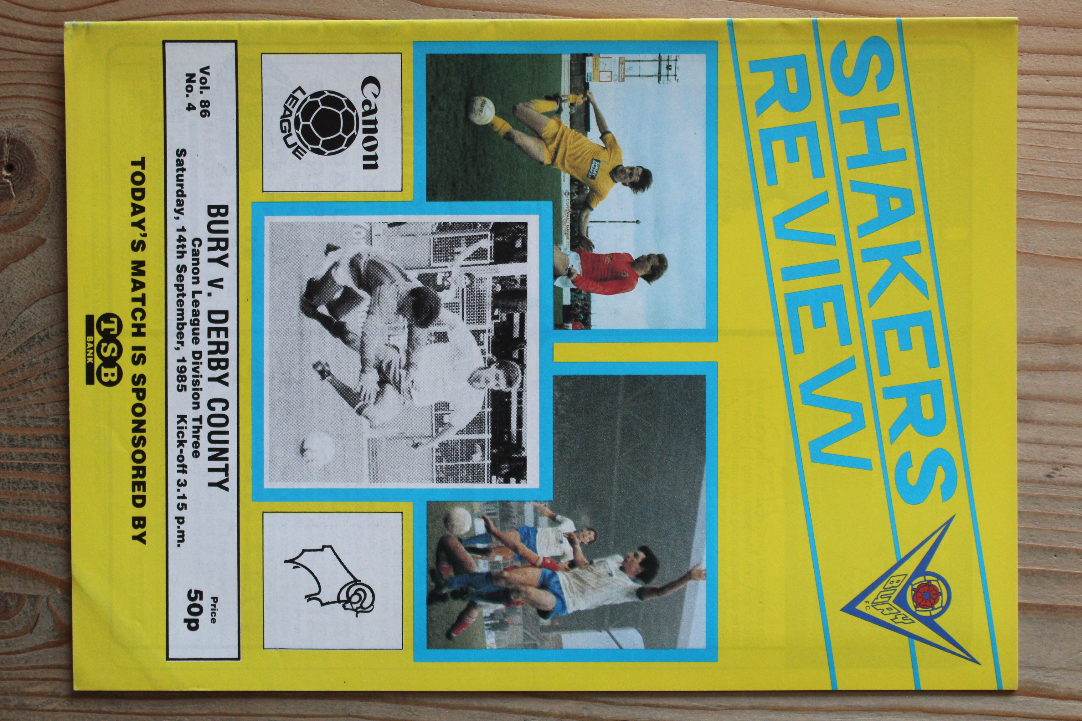 Bury FC v Derby County FC