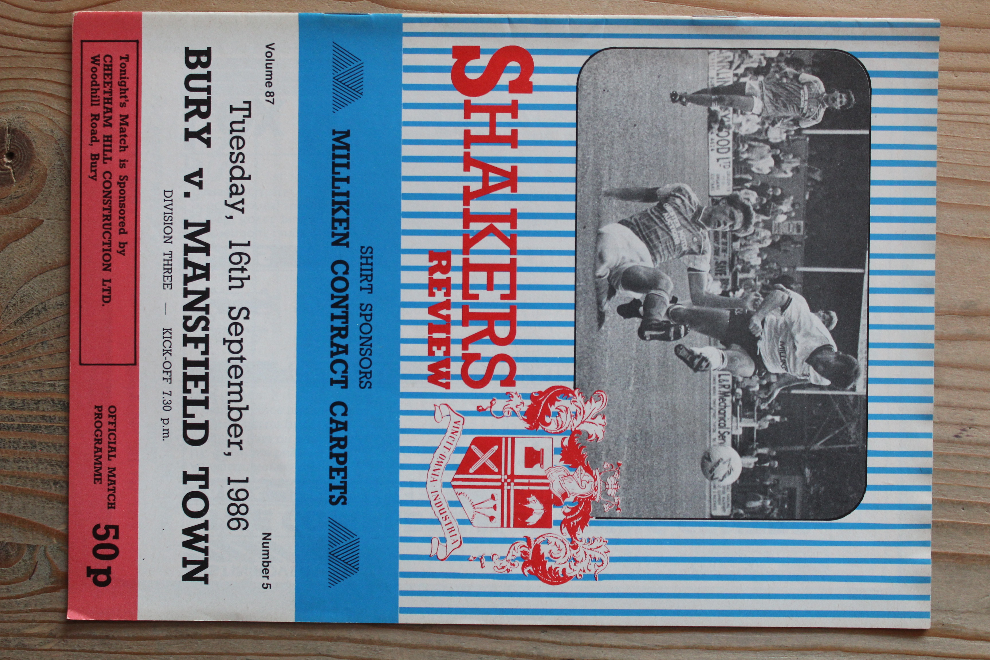 Bury FC v Mansfield Town FC