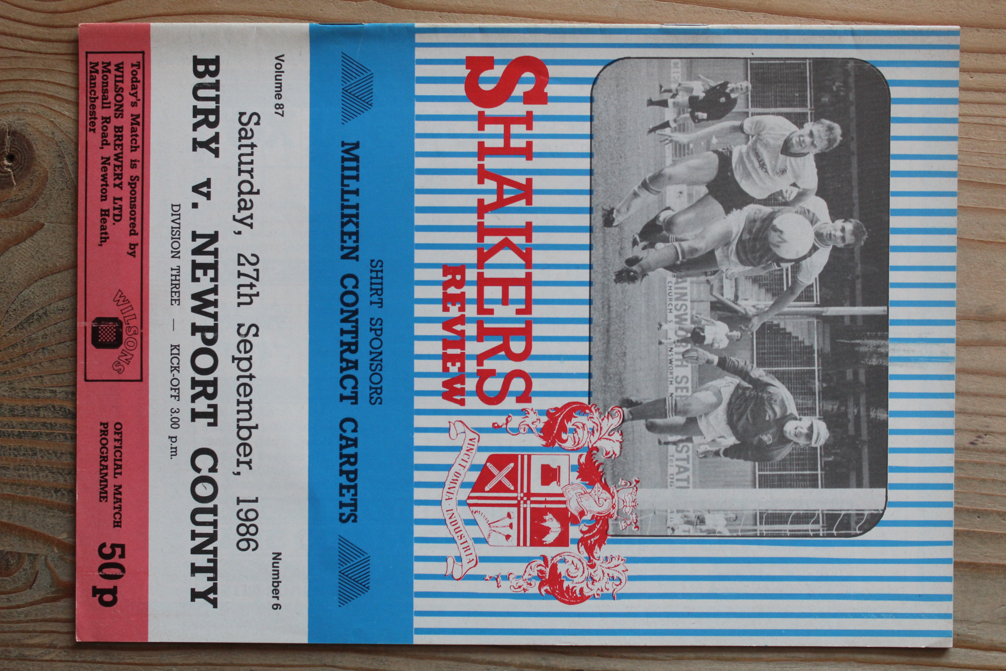 Bury FC v Newport County