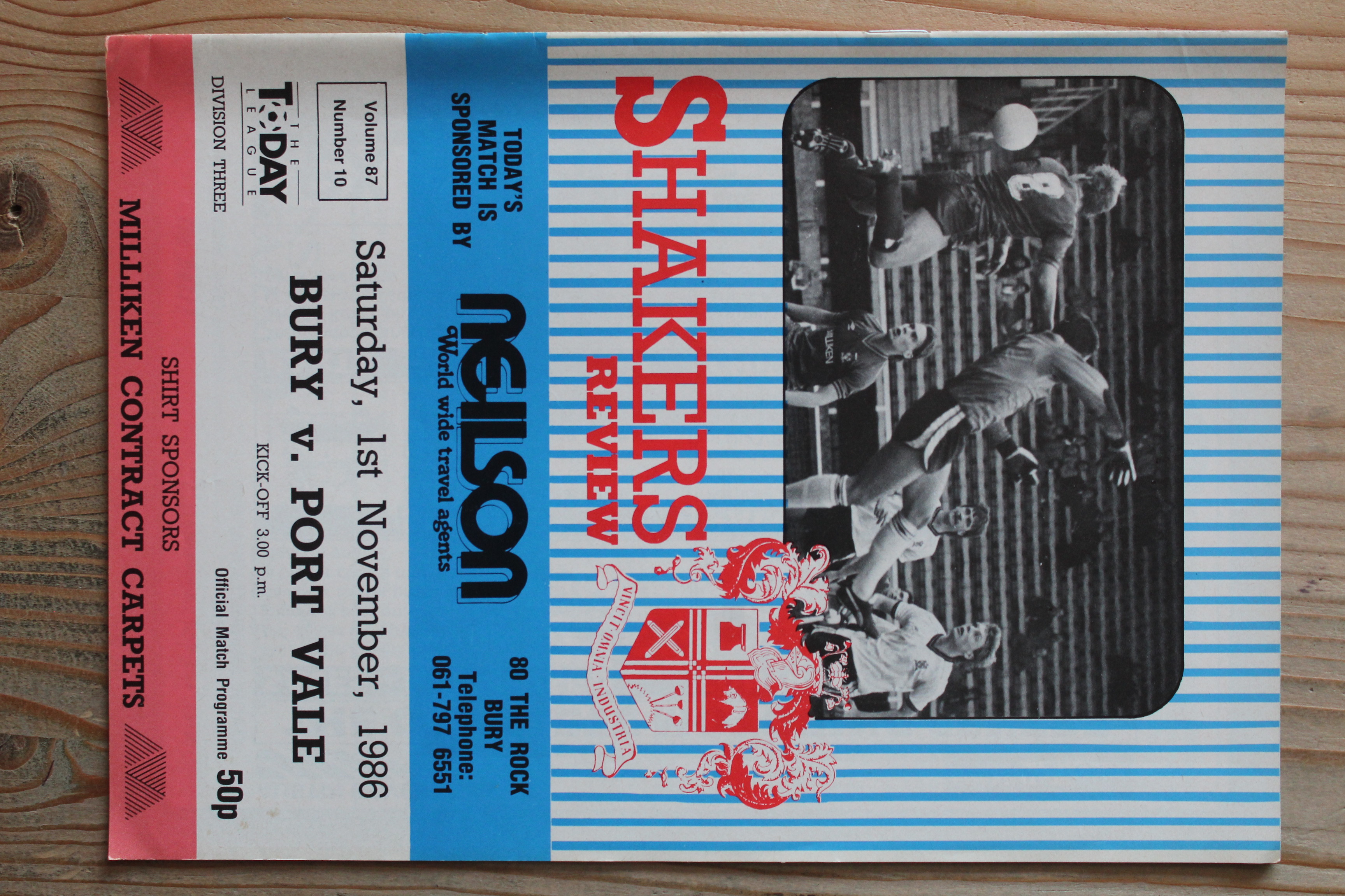 Bury FC v Port Vale FC