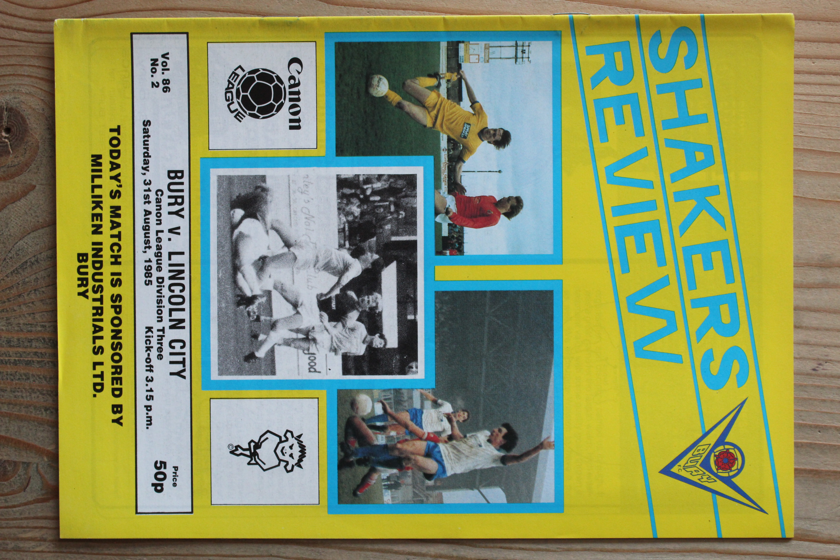 Bury FC v Lincoln City FC