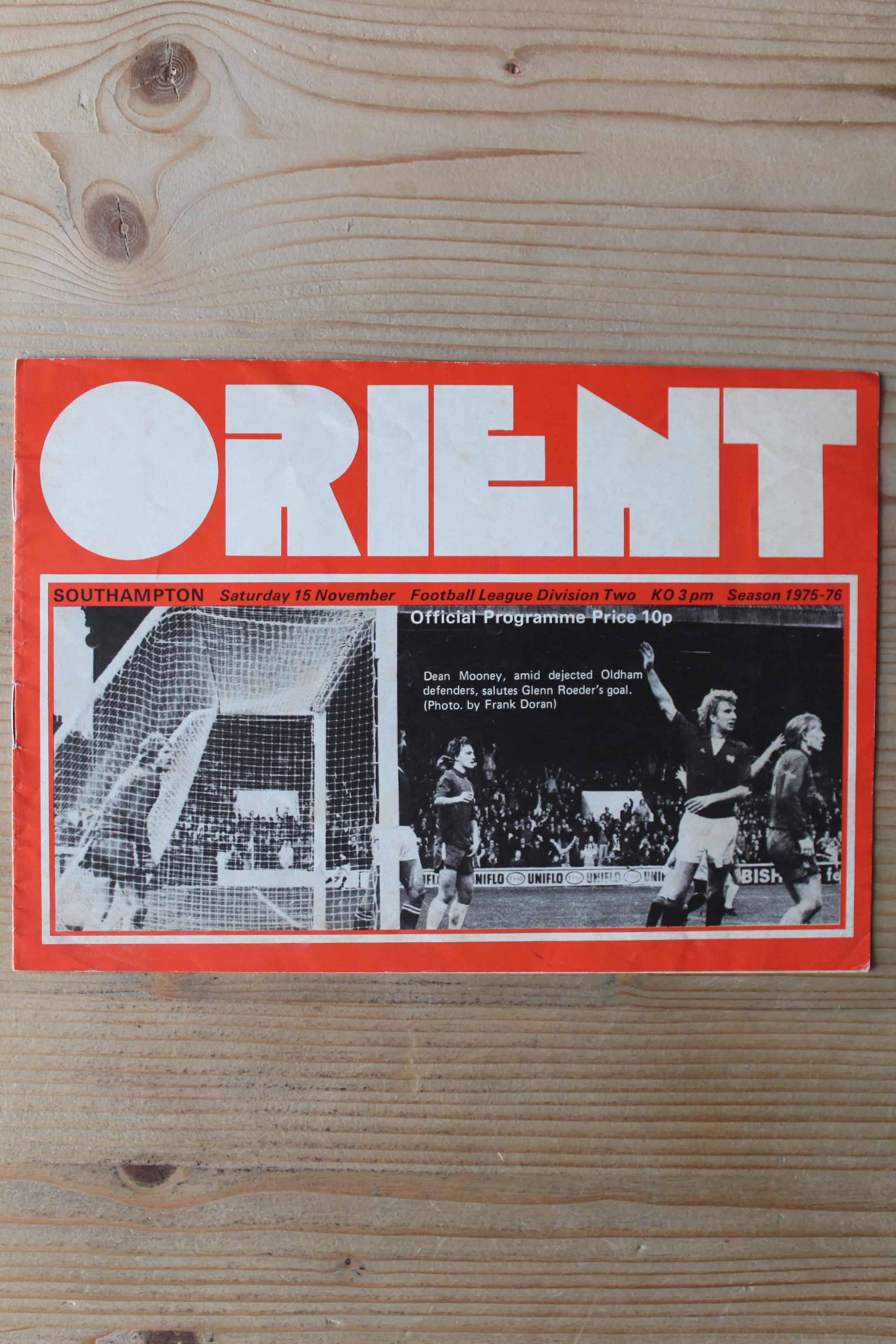 Orient v Southampton FC