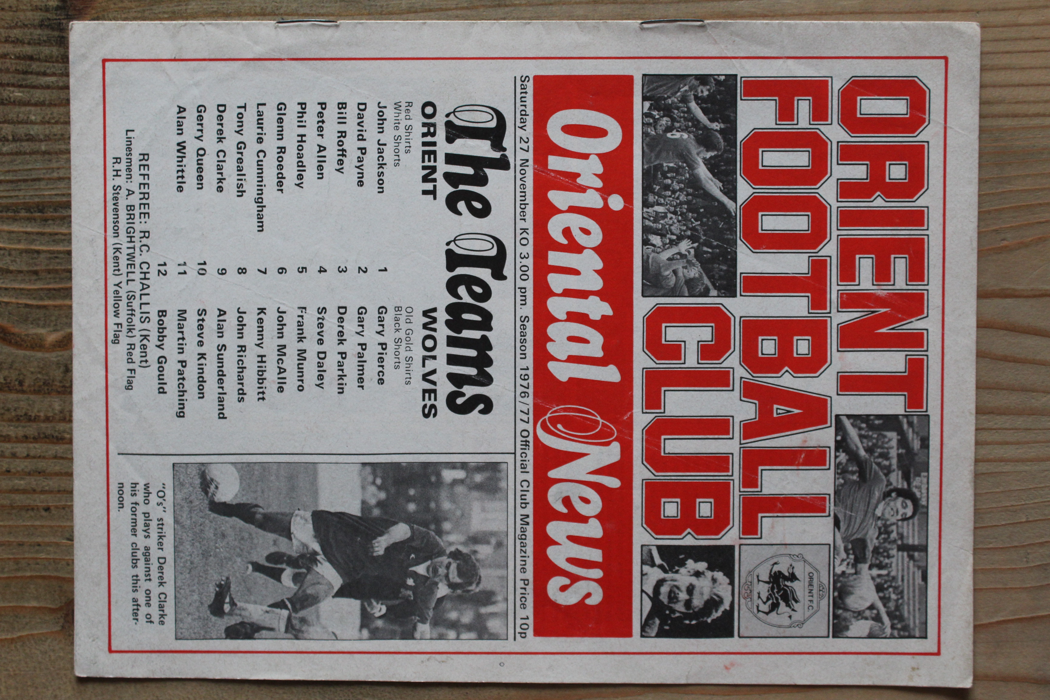 Orient v Luton Town FC