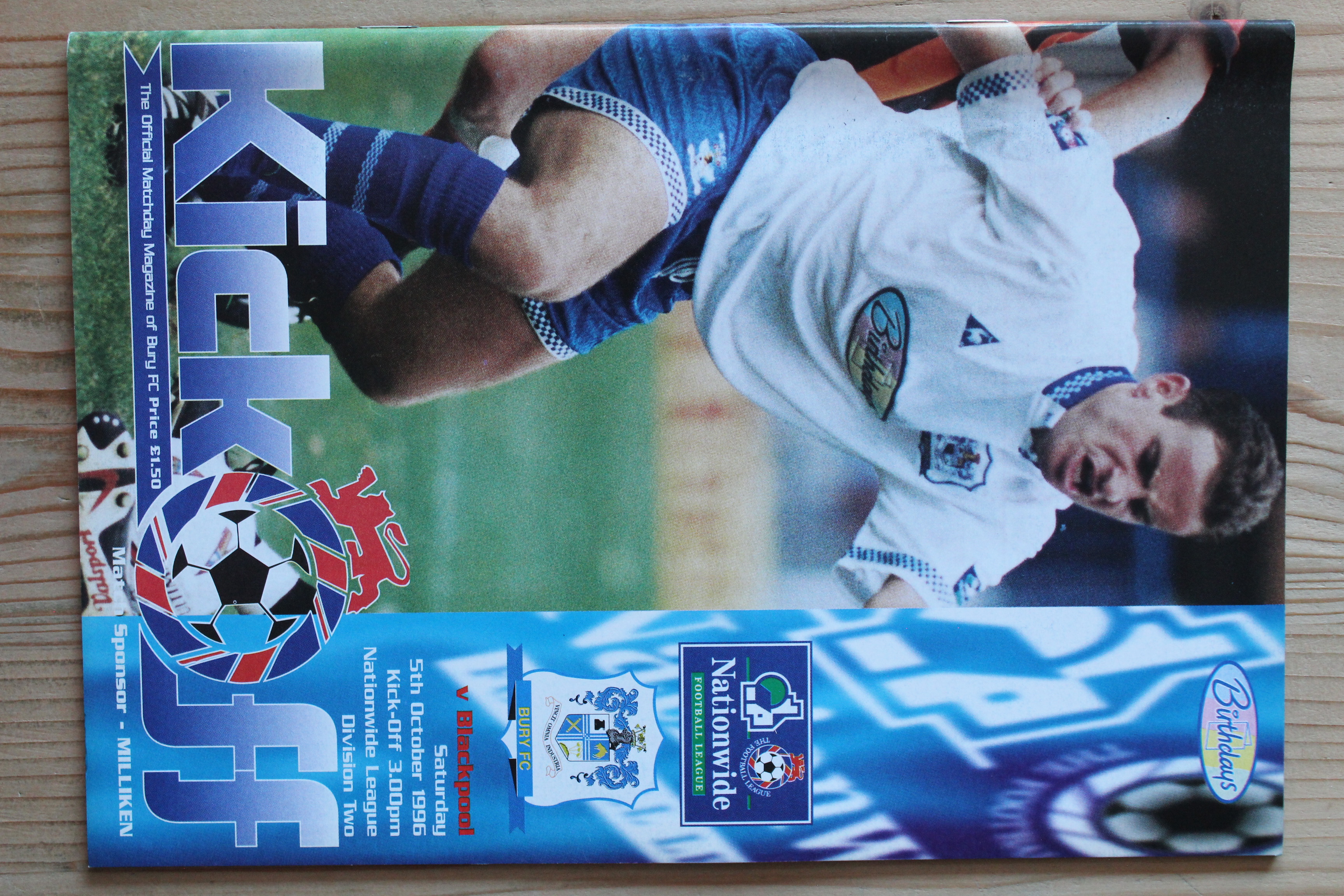 Bury FC v Blackpool FC