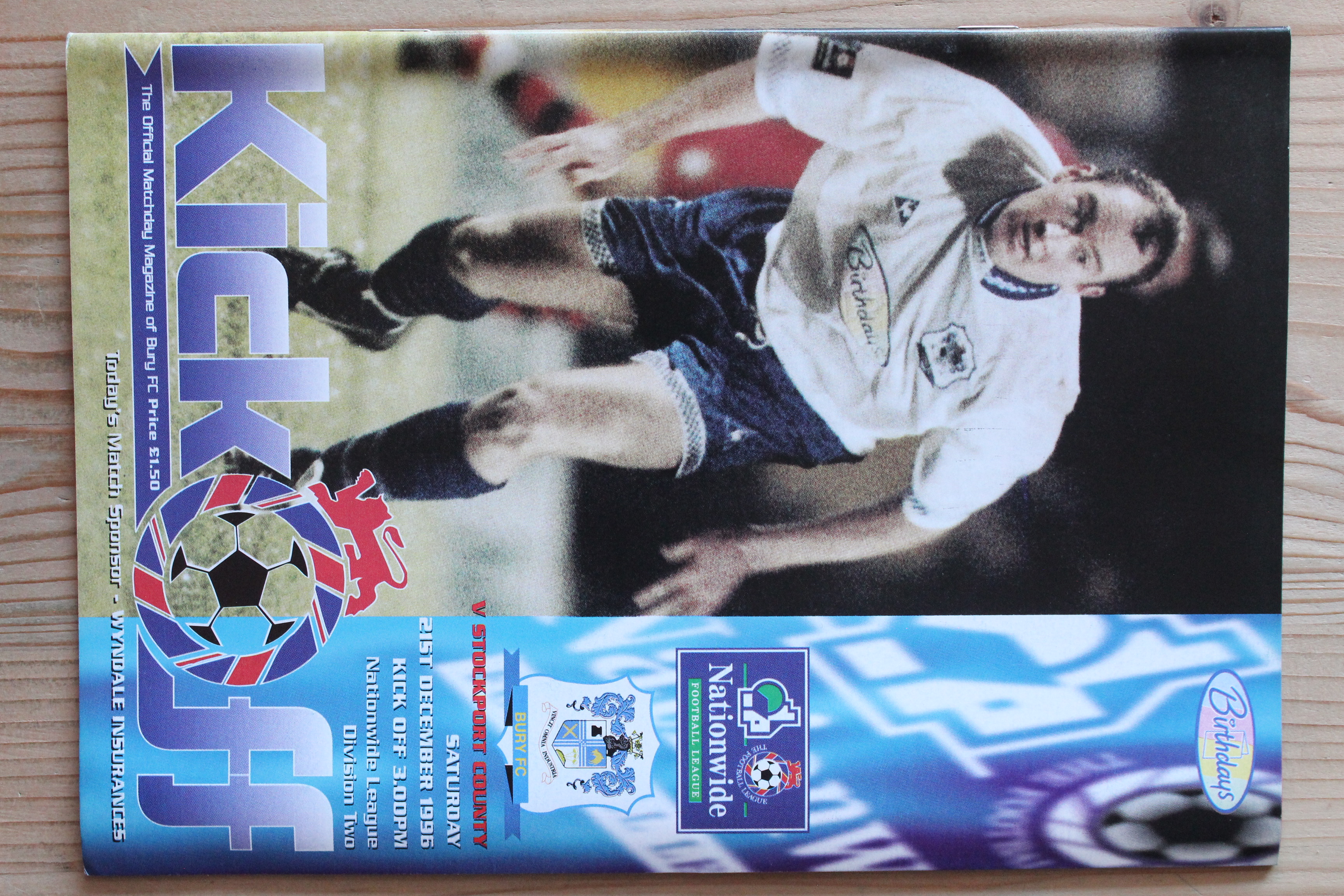 Bury FC v Stockport County FC