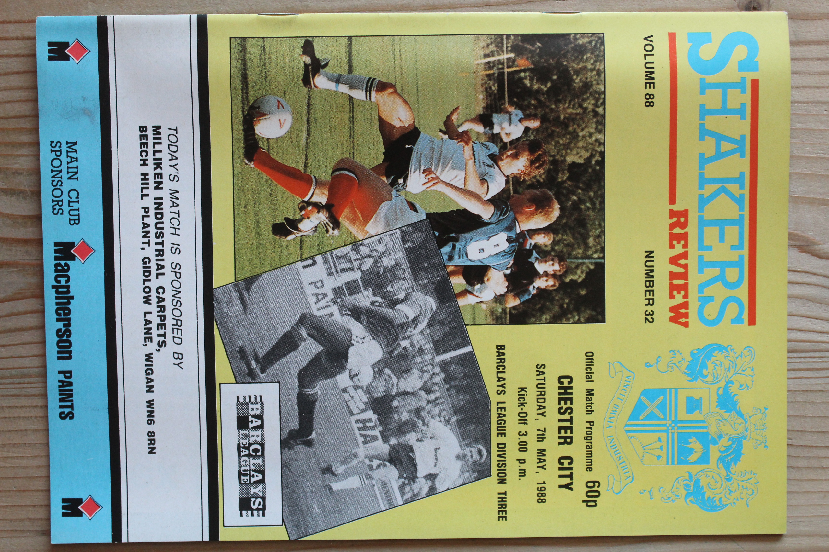 Bury FC v Chester City FC