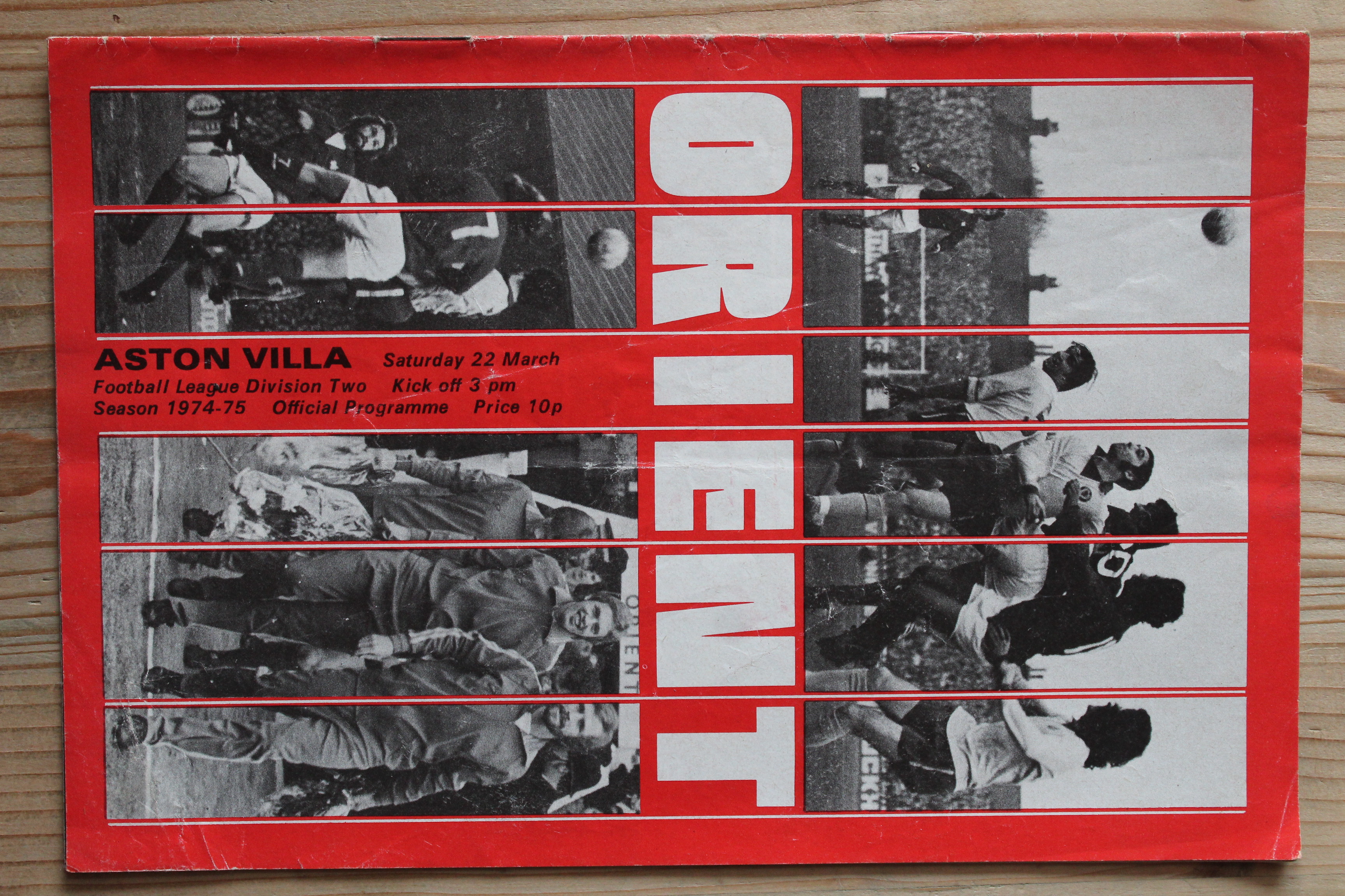 Orient v Aston Villa FC