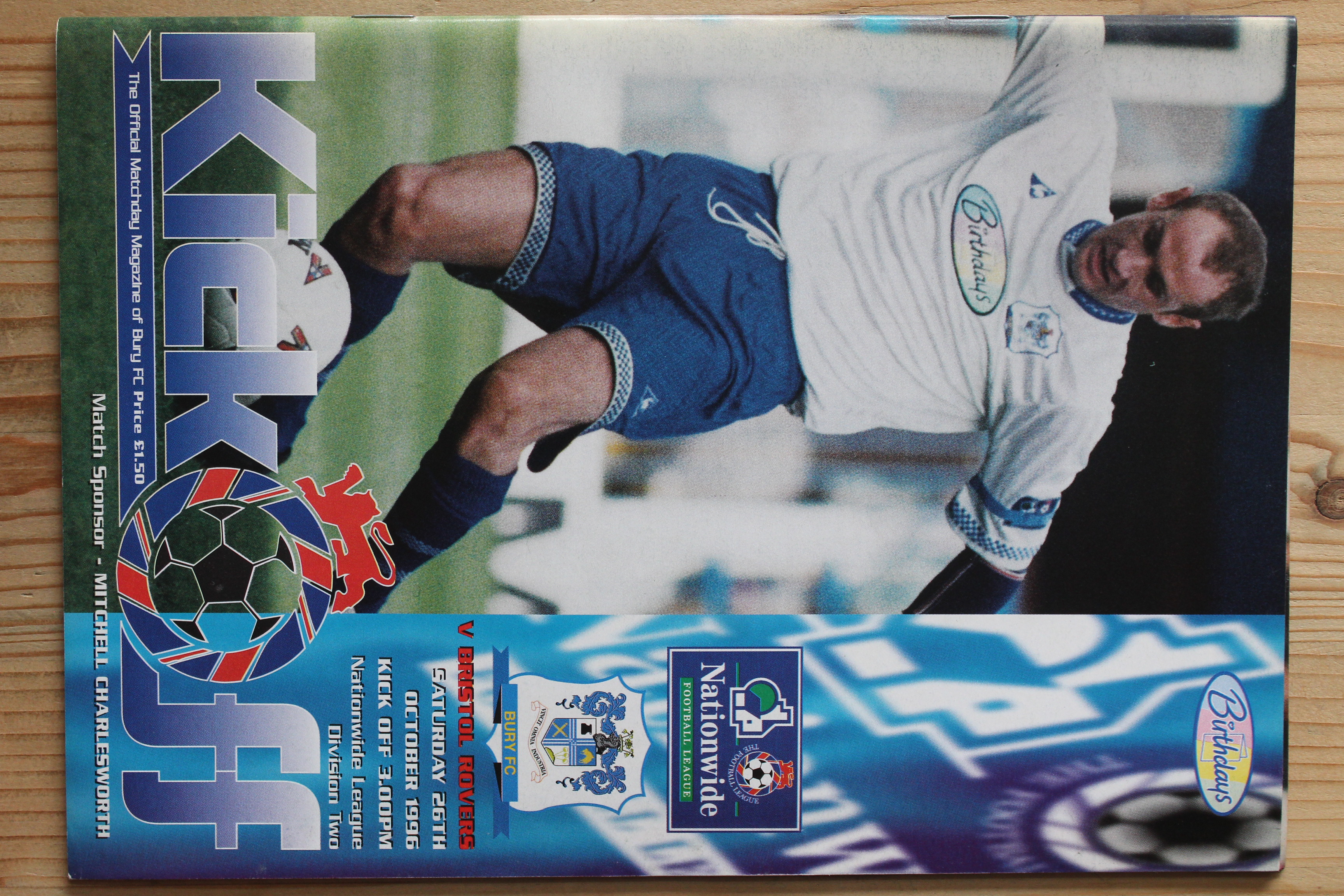 Bury FC v Bristol Rovers FC