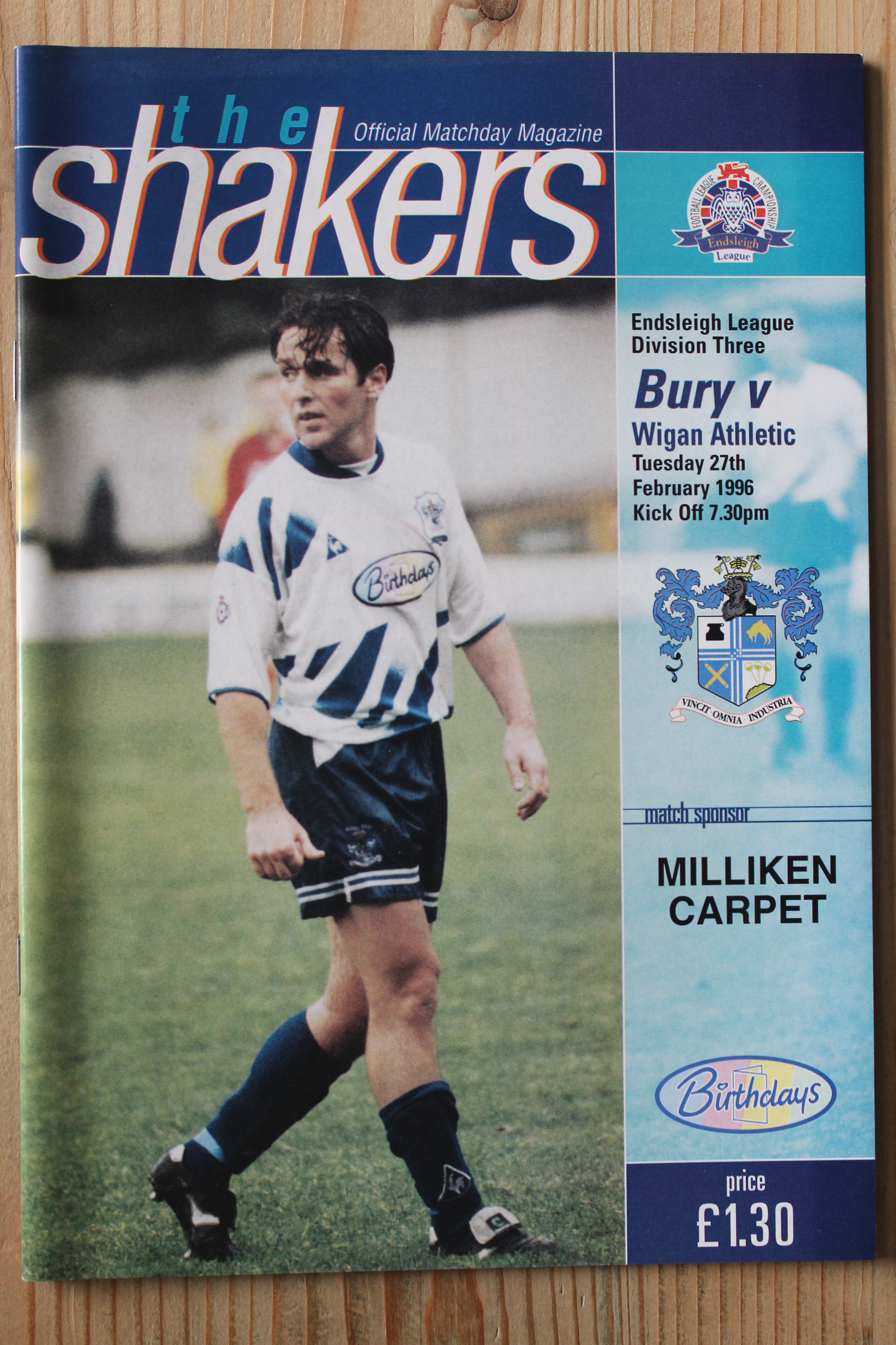 Bury FC v Wigan Athletic FC