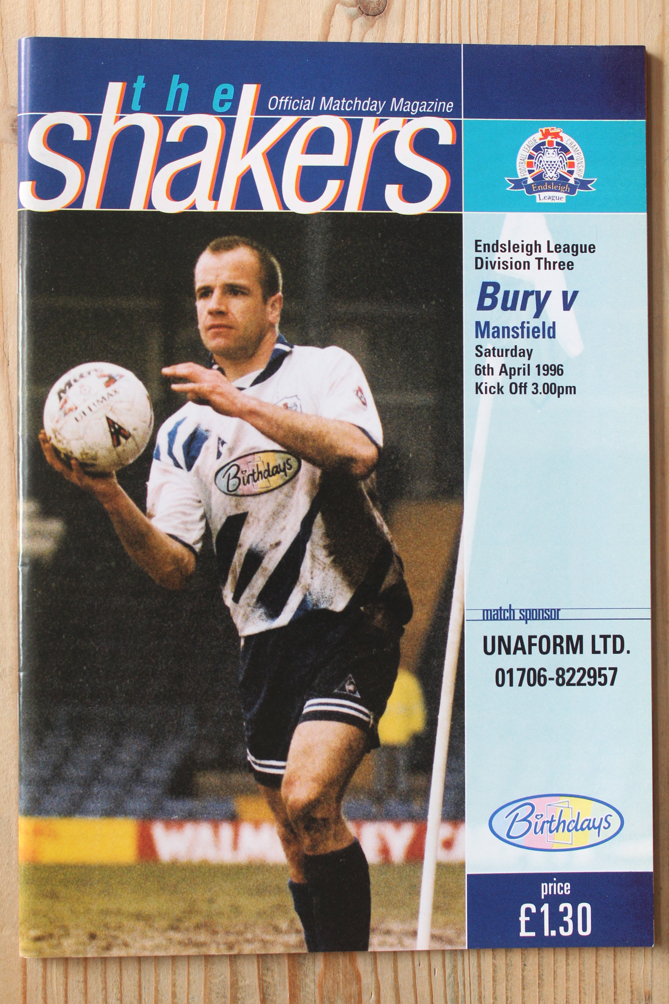 Bury FC v Mansfield Town FC
