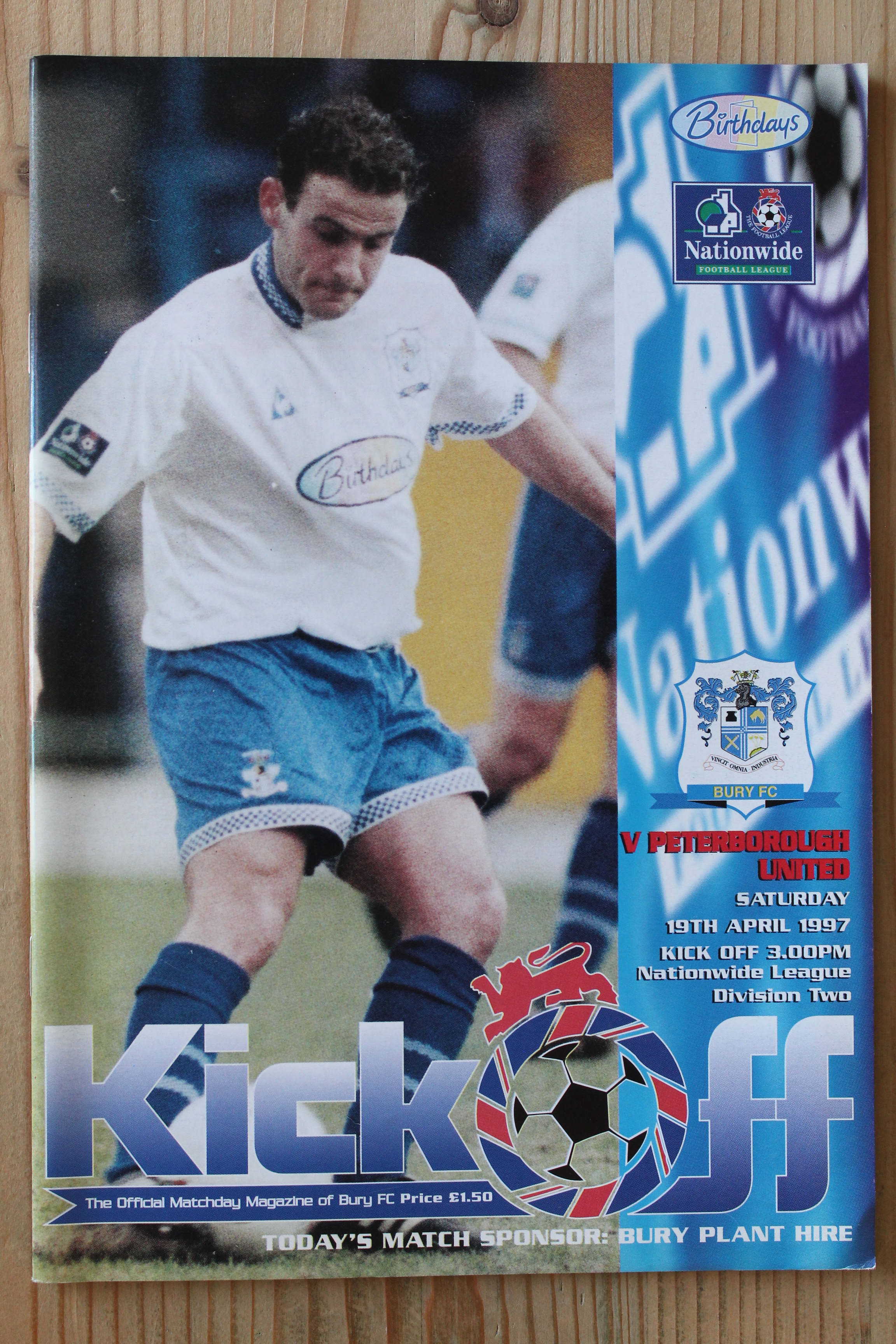 Bury FC v Peterborough United FC