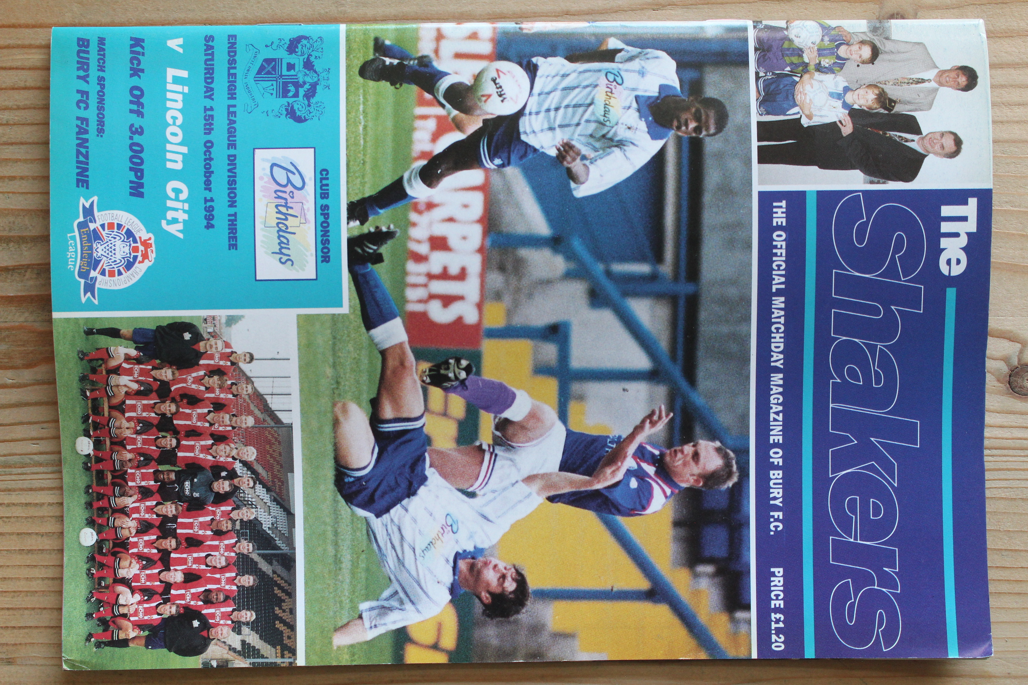 Bury FC v Lincoln City FC