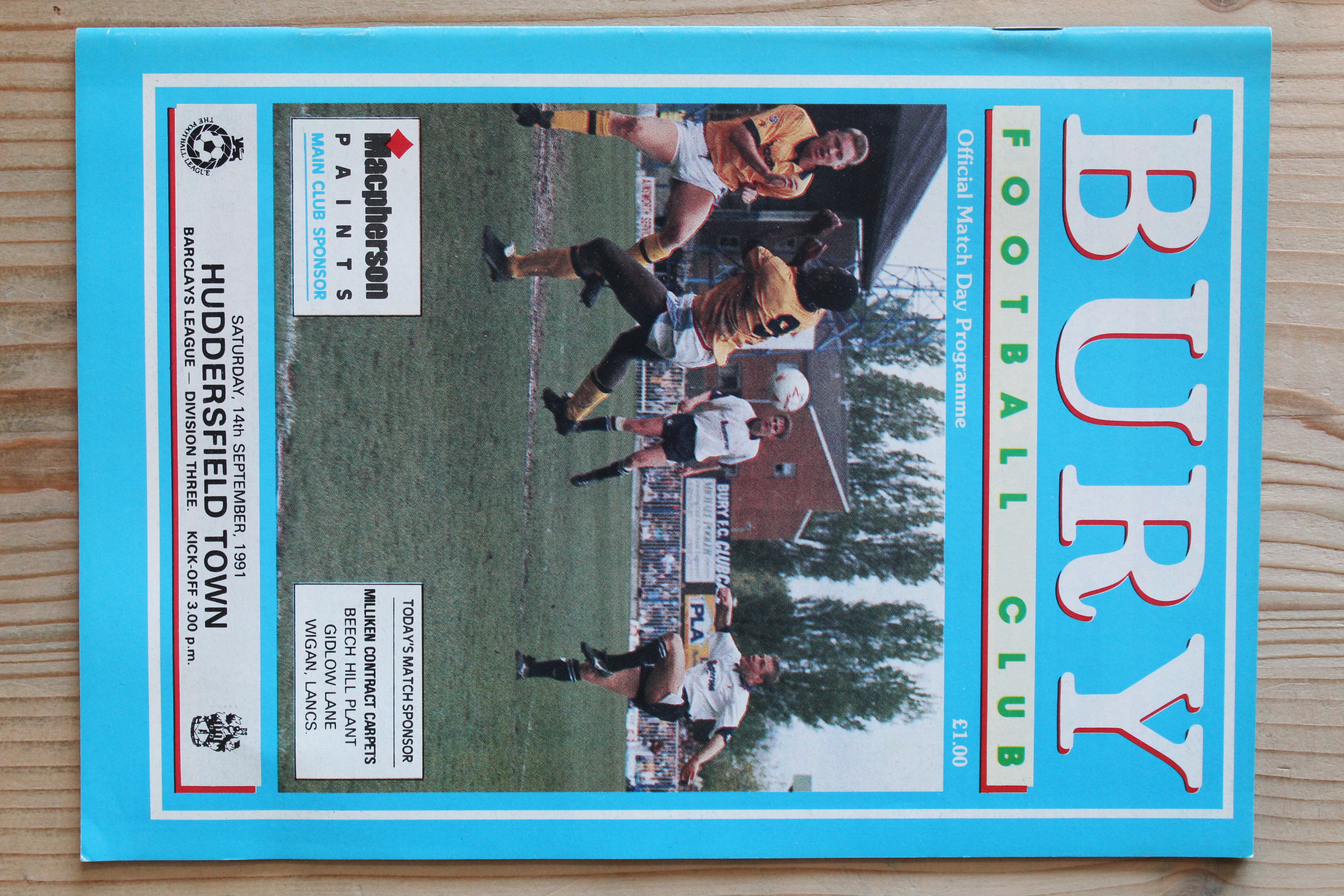 Bury FC v Huddersfield Town FC