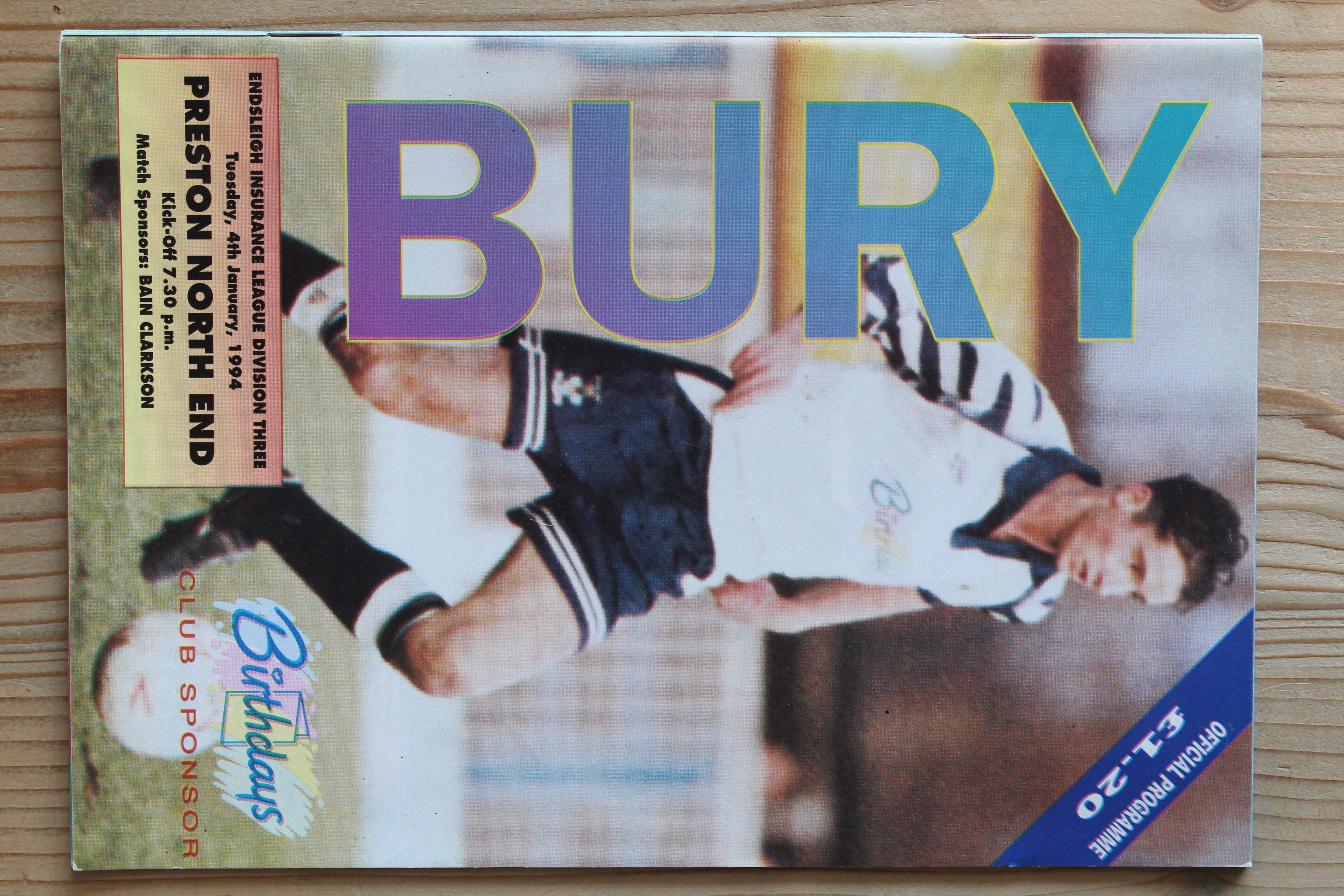 Bury FC v Preston North End FC