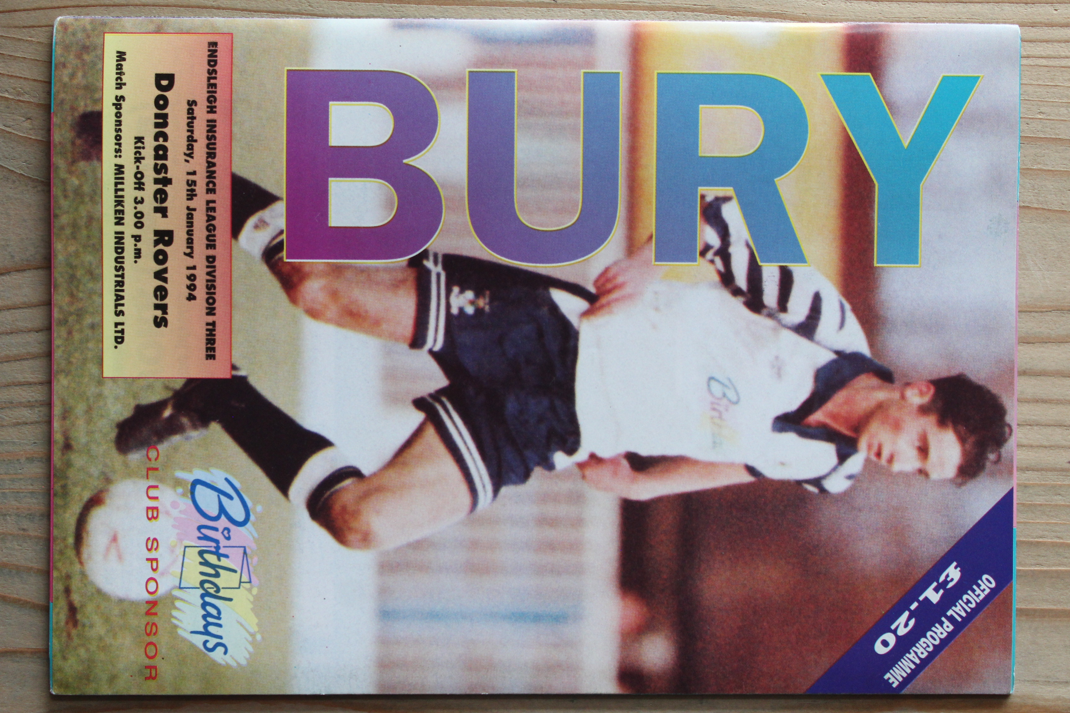 Bury FC v Doncaster Rovers FC