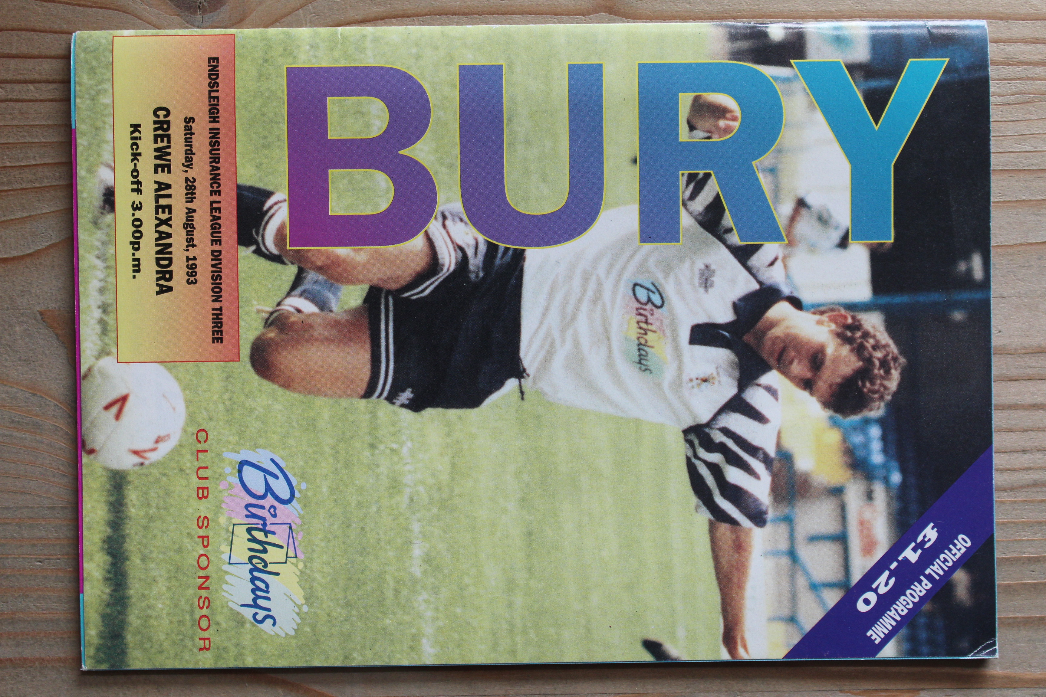 Bury FC v Crewe Alexandra FC