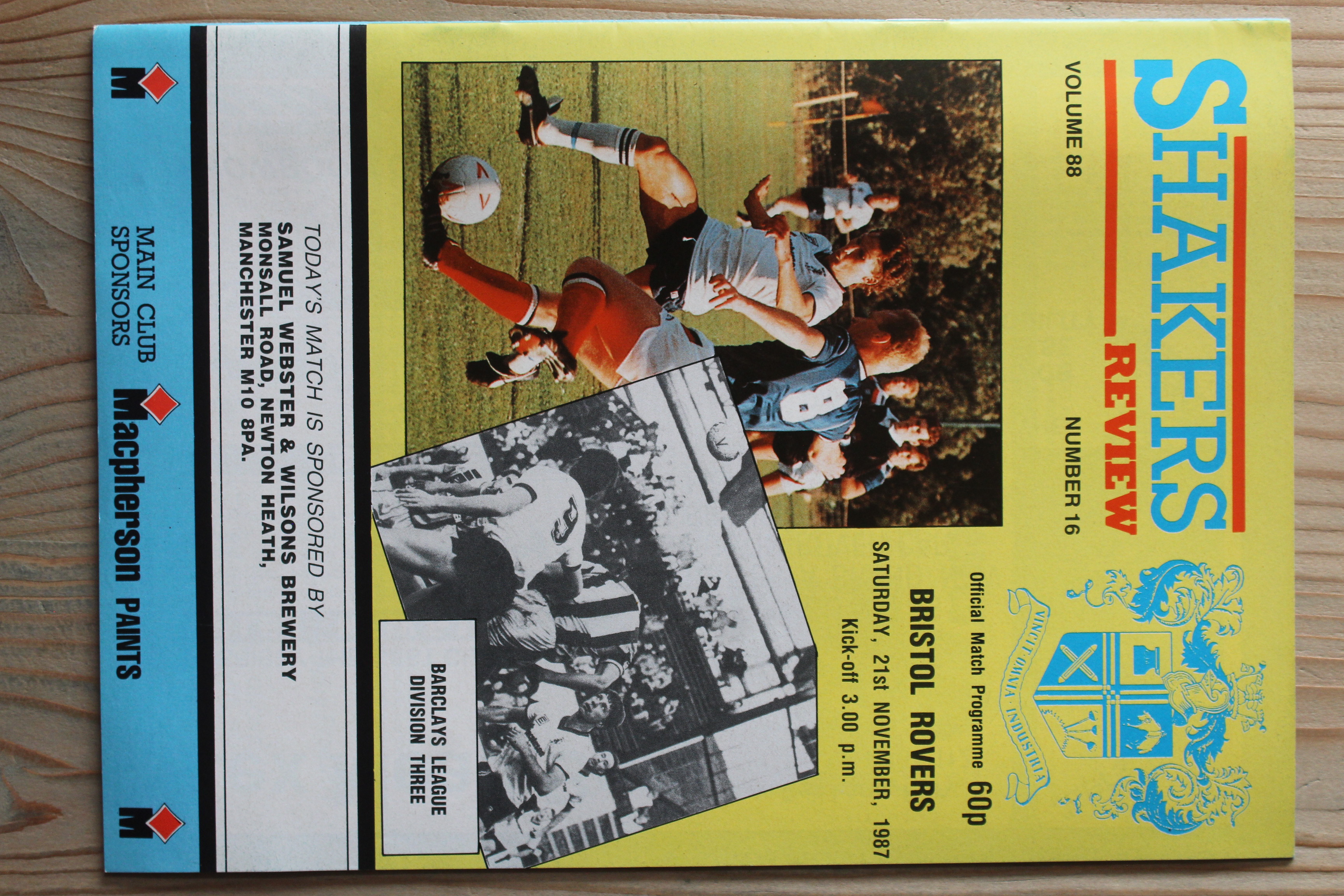 Bury FC v Bristol Rovers FC