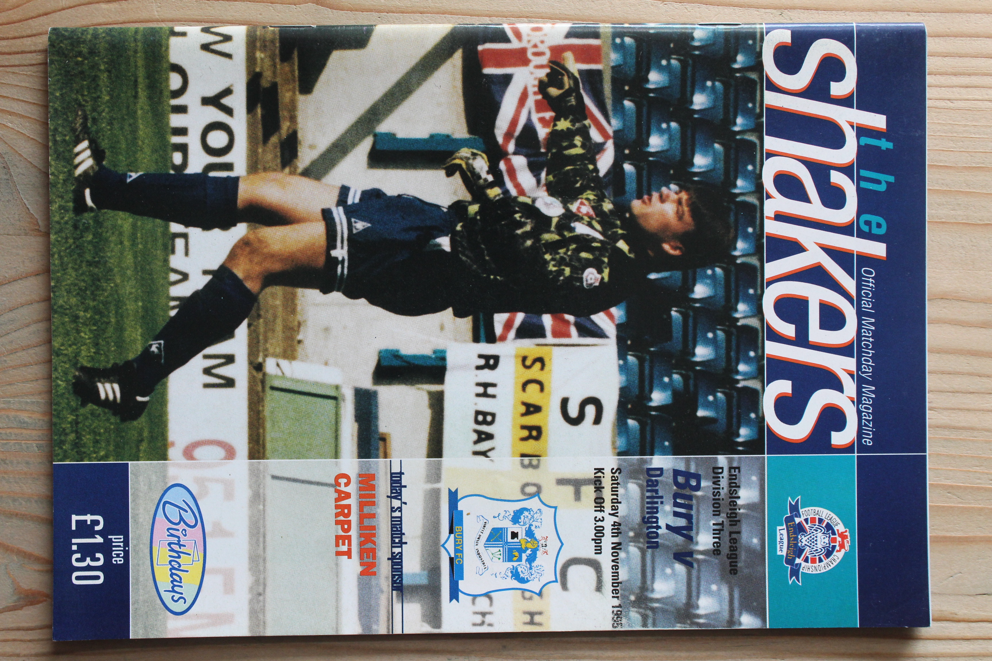 Bury FC v Darlington FC