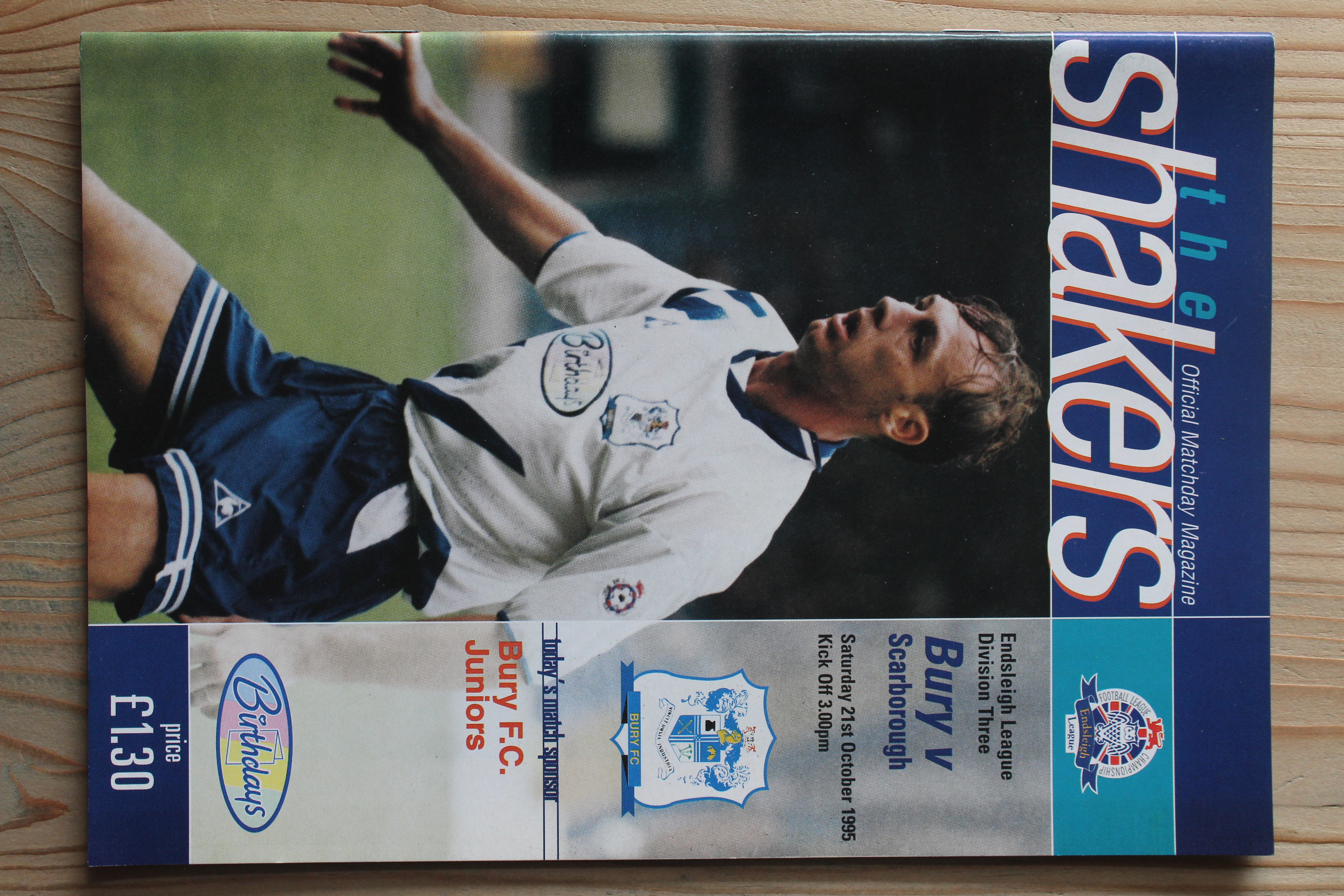 Bury FC v Scarborough FC