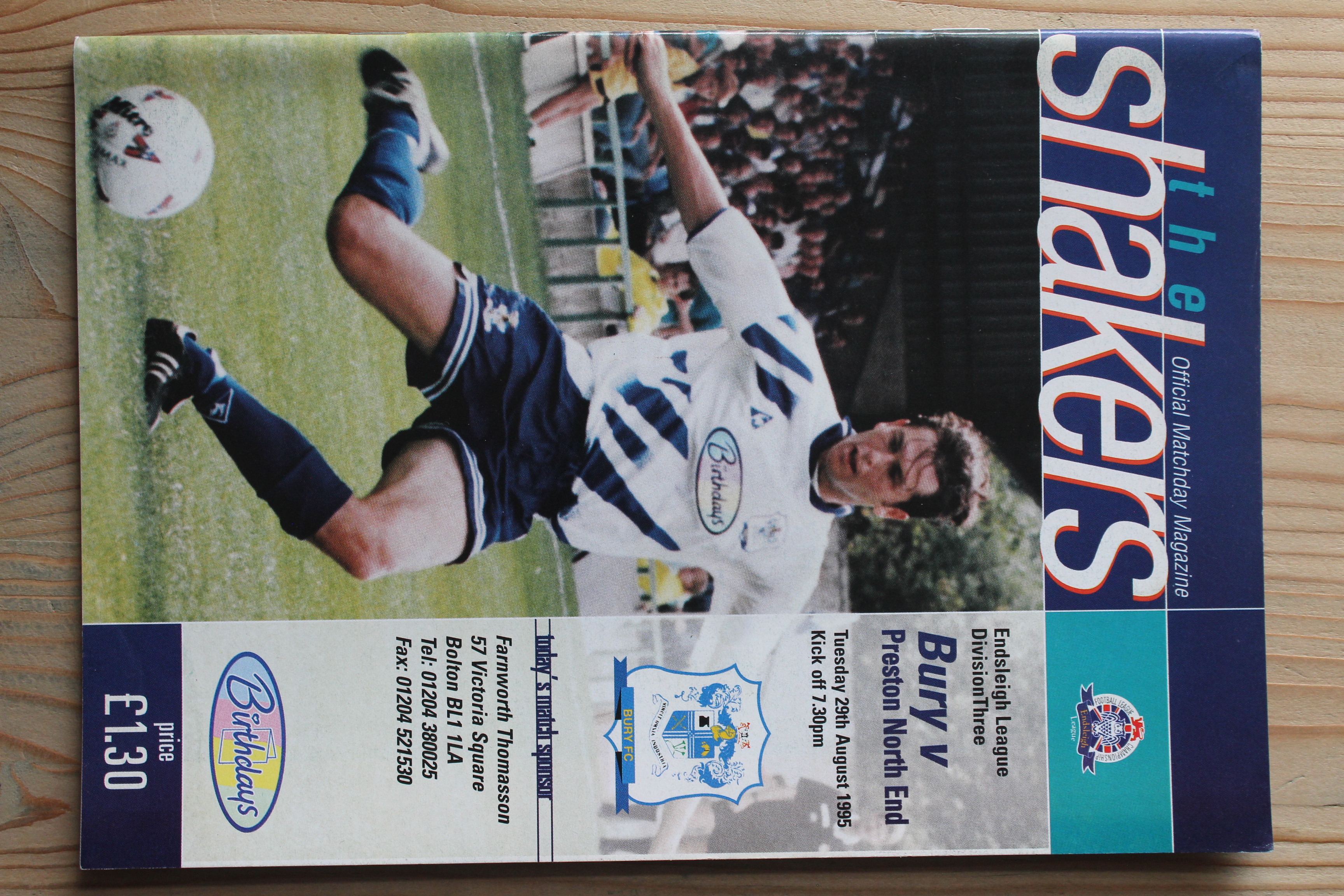 Bury FC v Preston North End FC