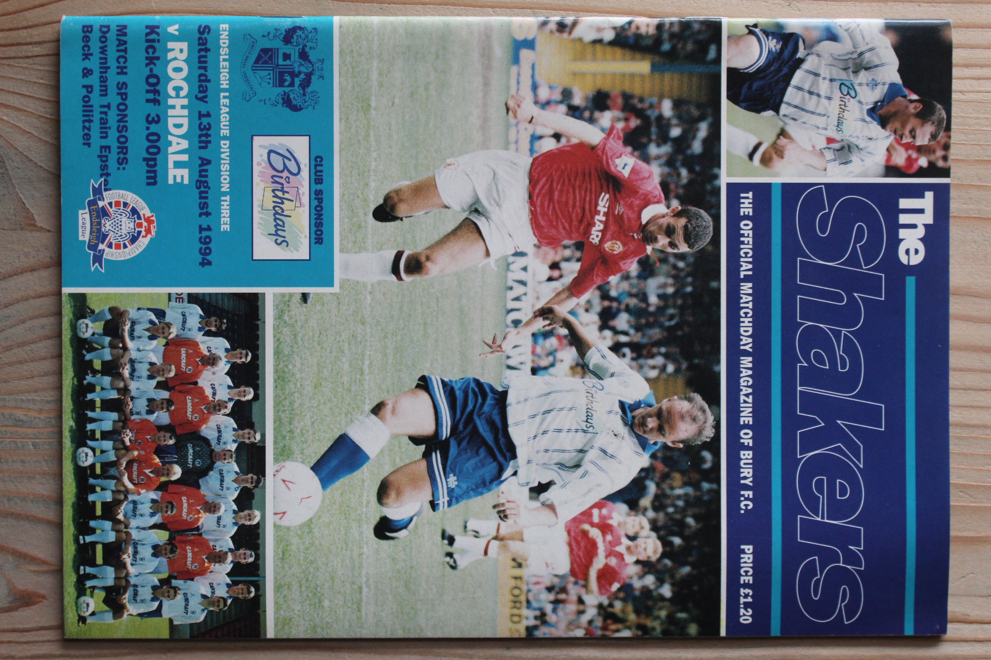 Bury FC v Rochdale FC