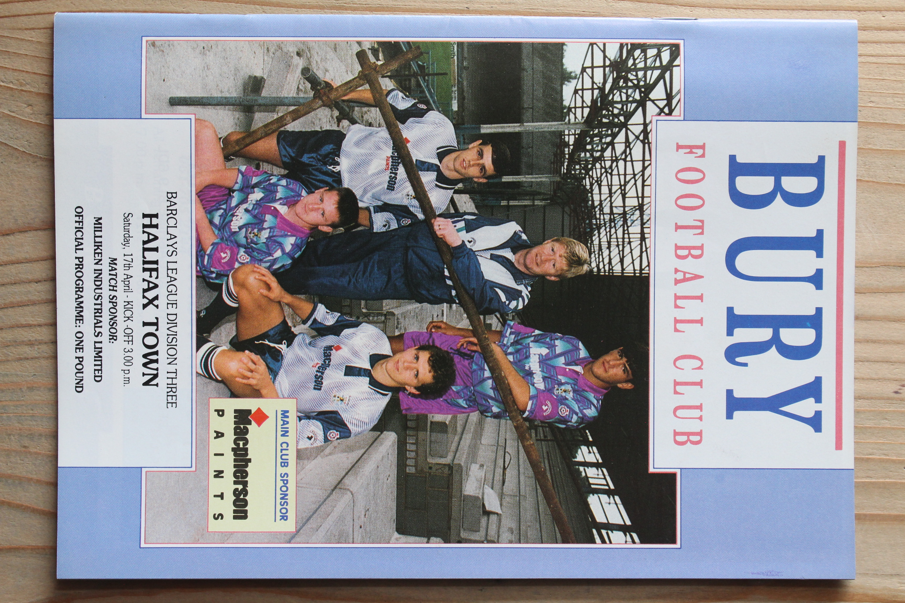 Bury FC v Halifax Town A.F.C