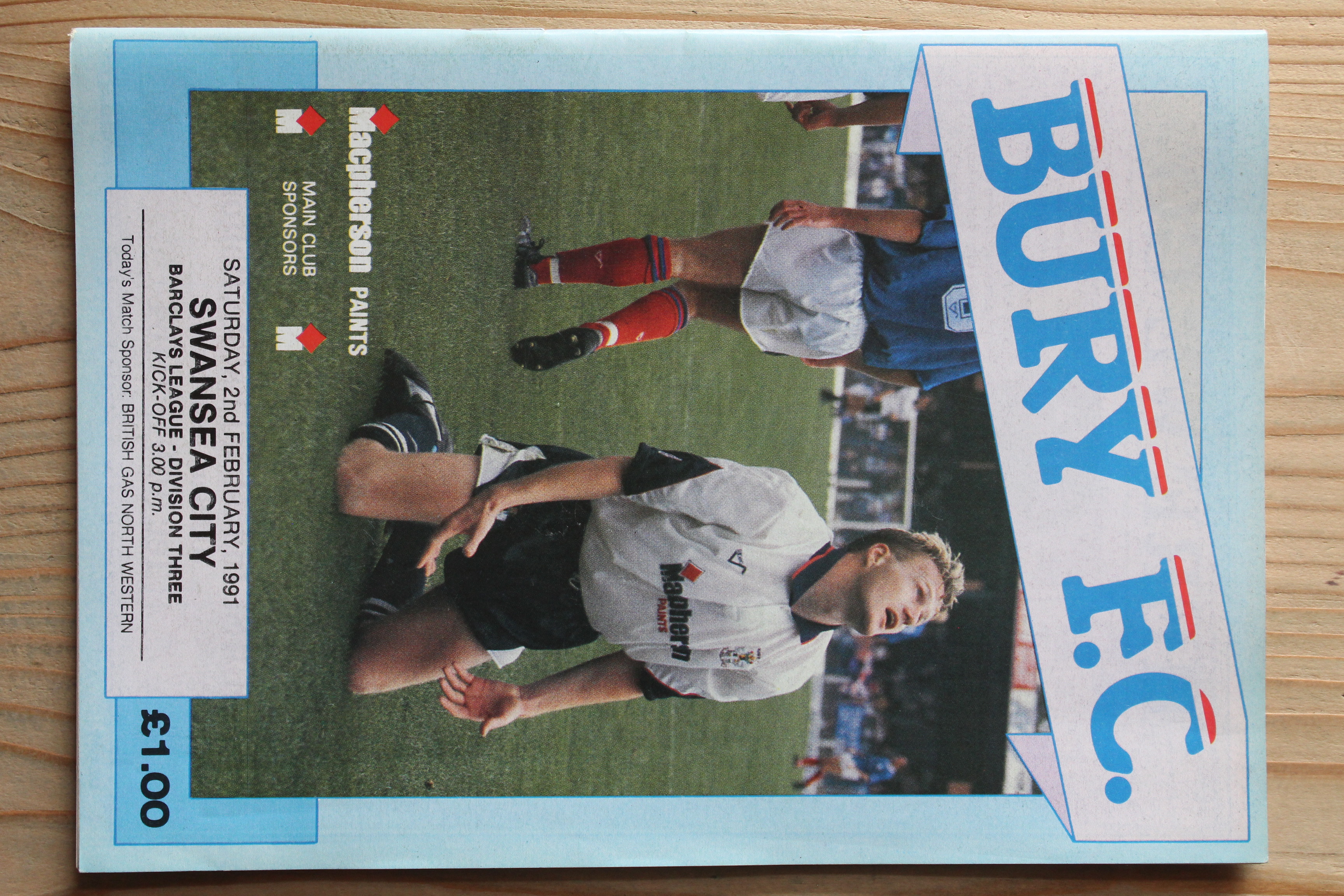 Bury FC v Swansea City FC