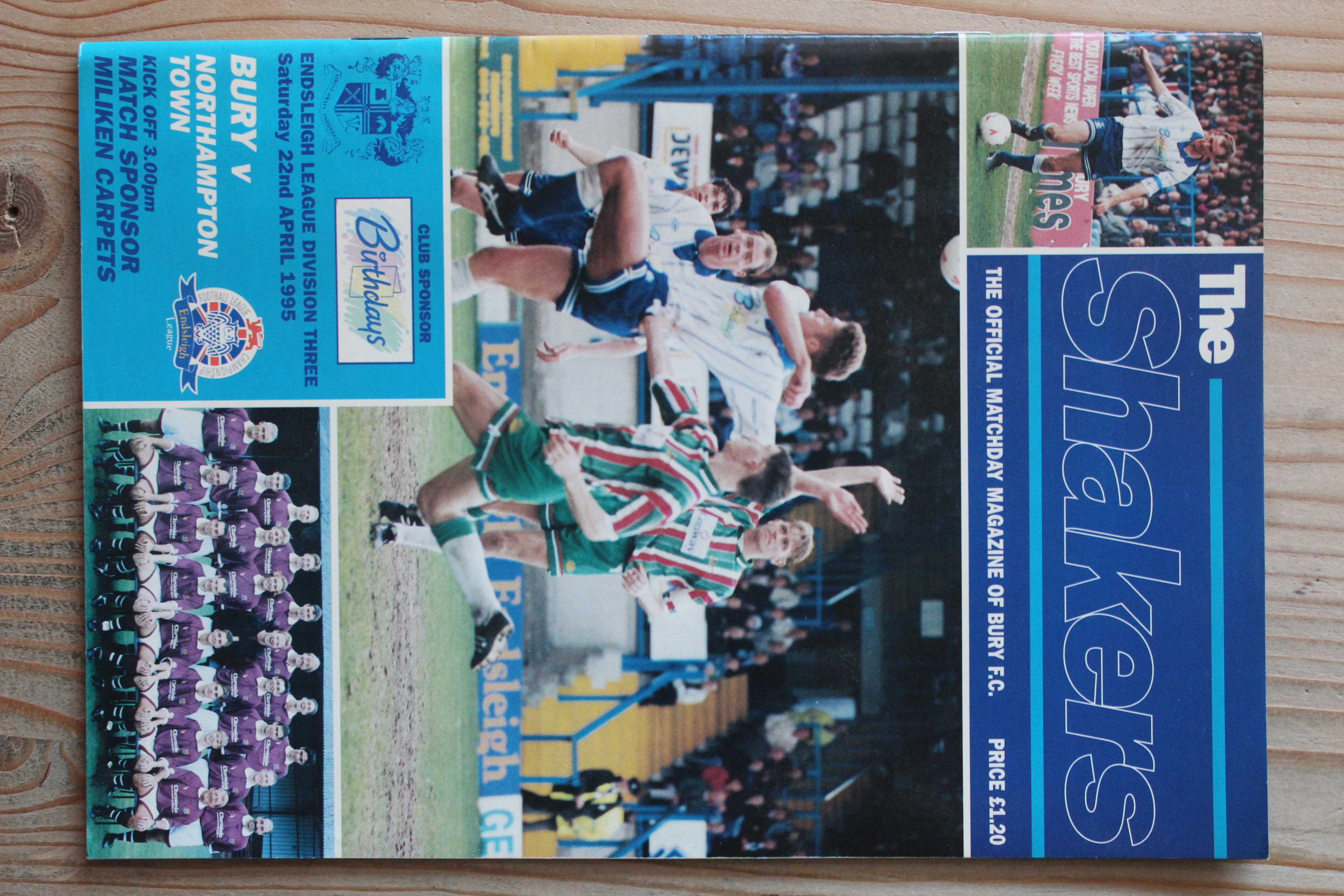 Bury FC v Northampton Town FC