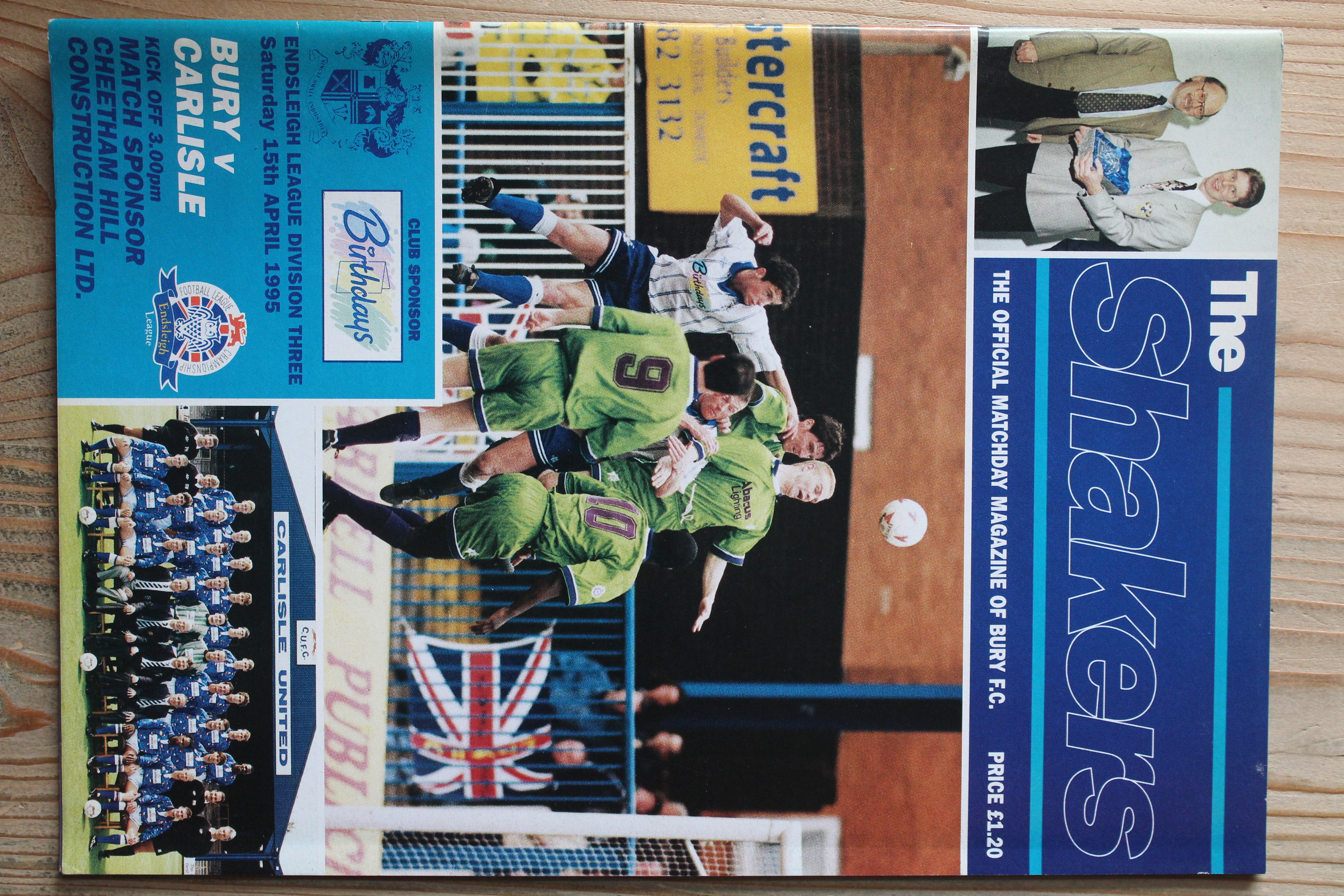 Bury FC v Carlisle United FC